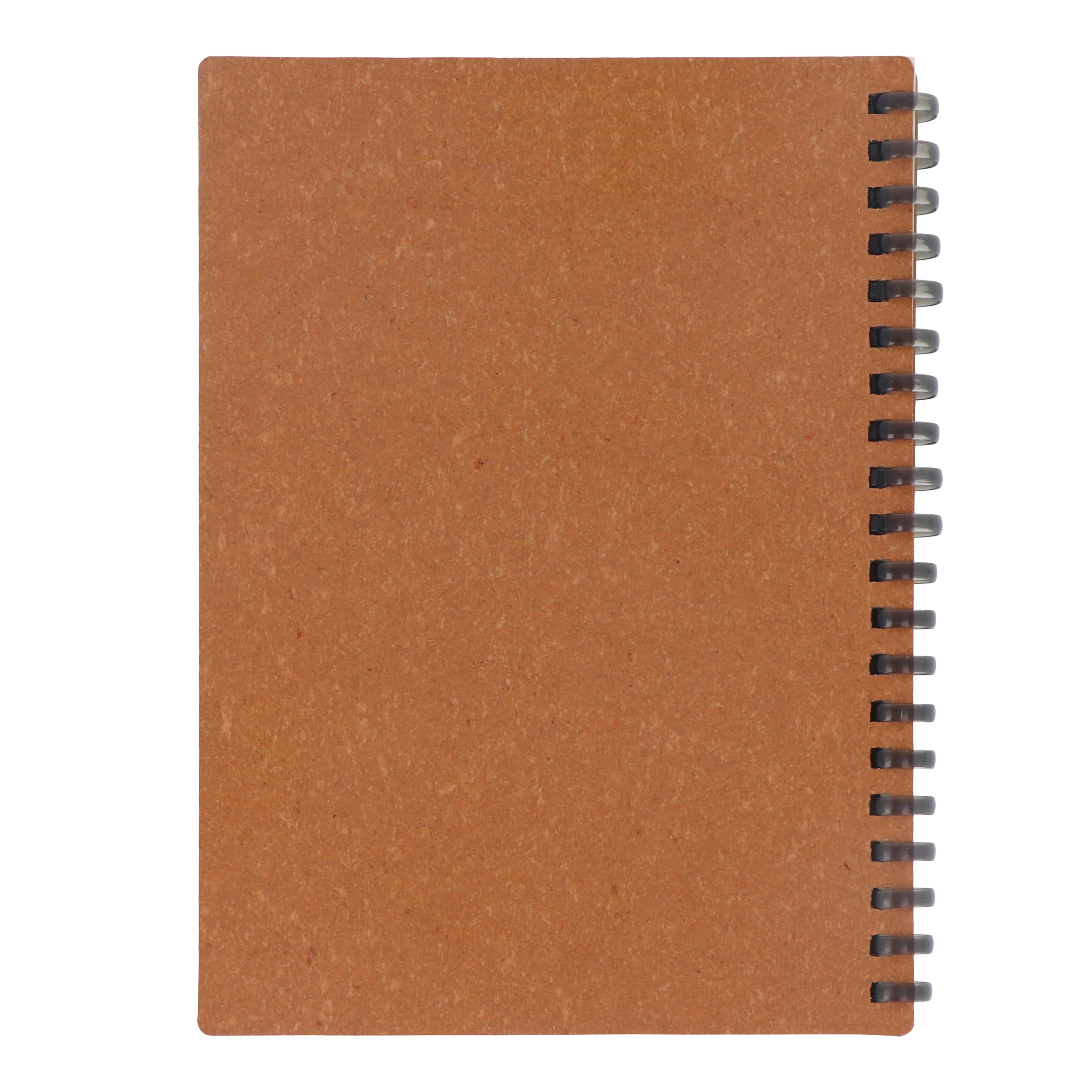 Notizbuch aus recyceltem Leder Midi