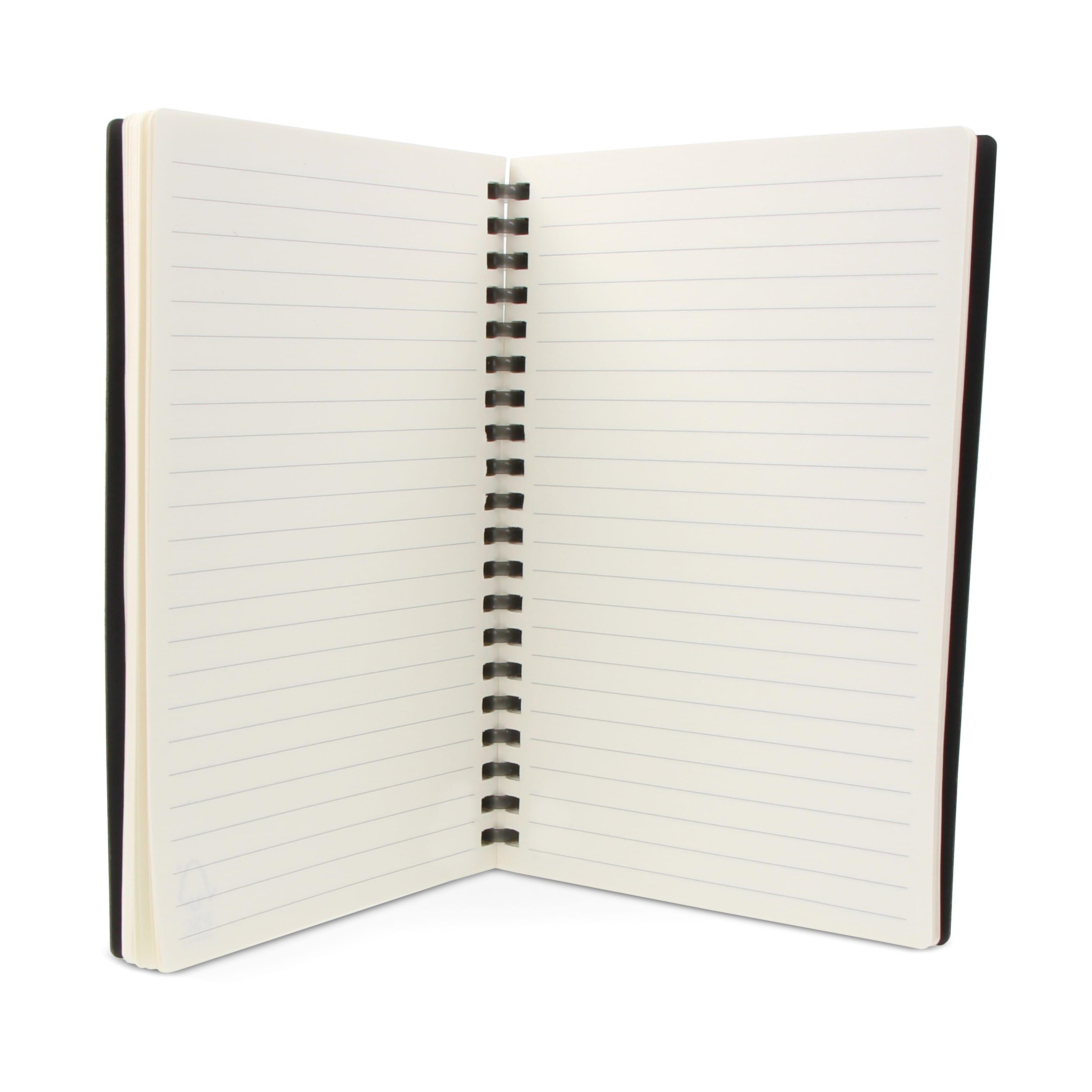 Notizbuch aus recyceltem Leder Midi