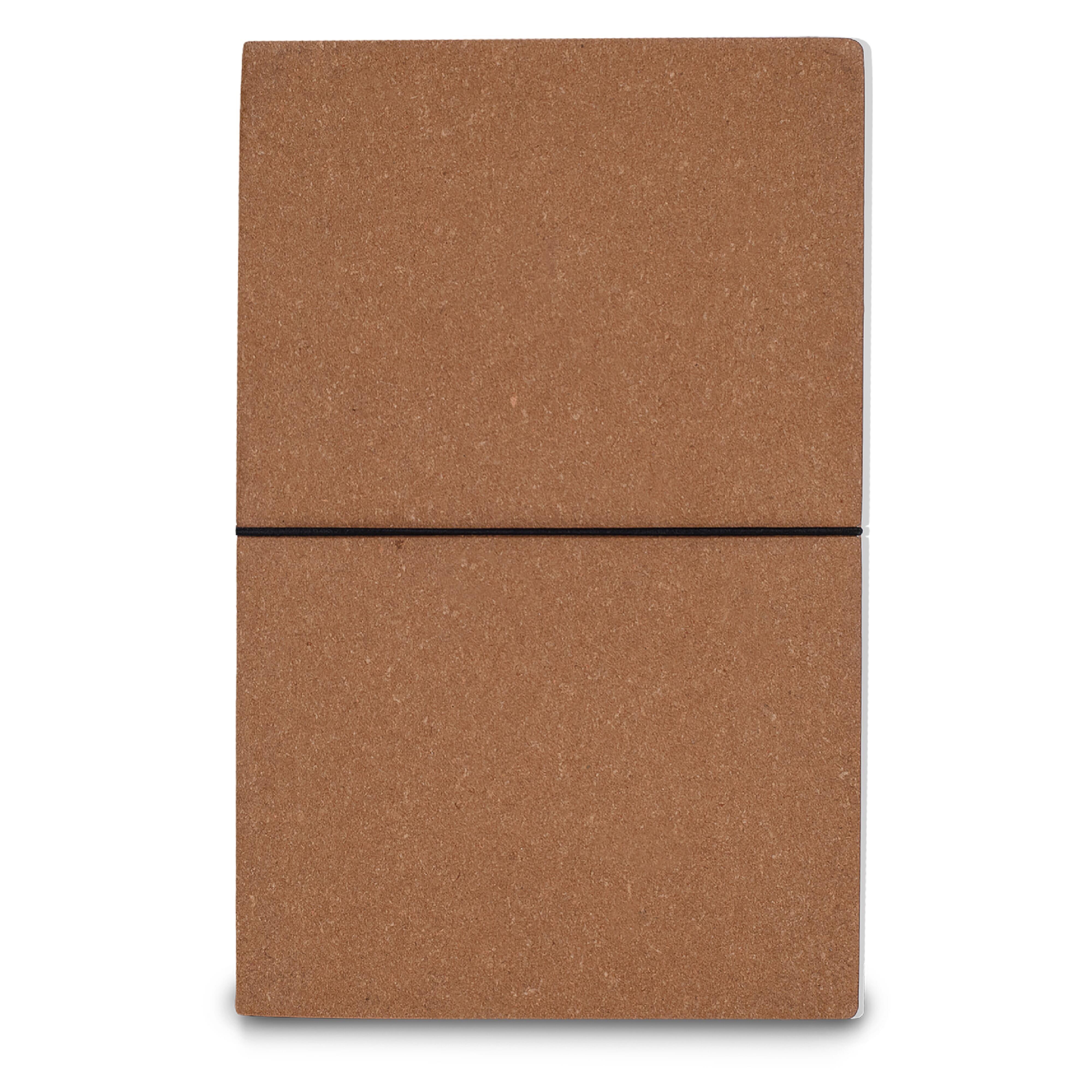 Notizbuch mit Einband aus recycelten Leder Din A5
