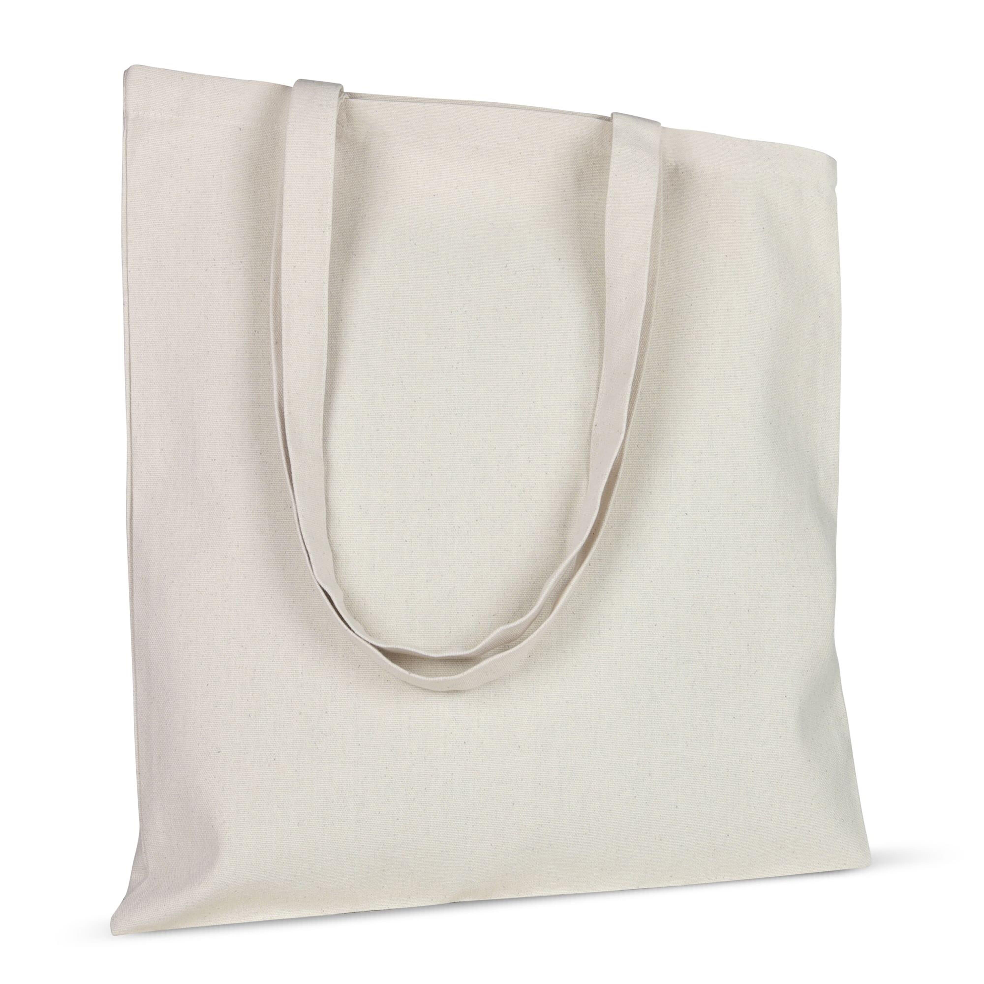 Tasche OEKO-TEX® natur lang 220g/m² 38x42 cm