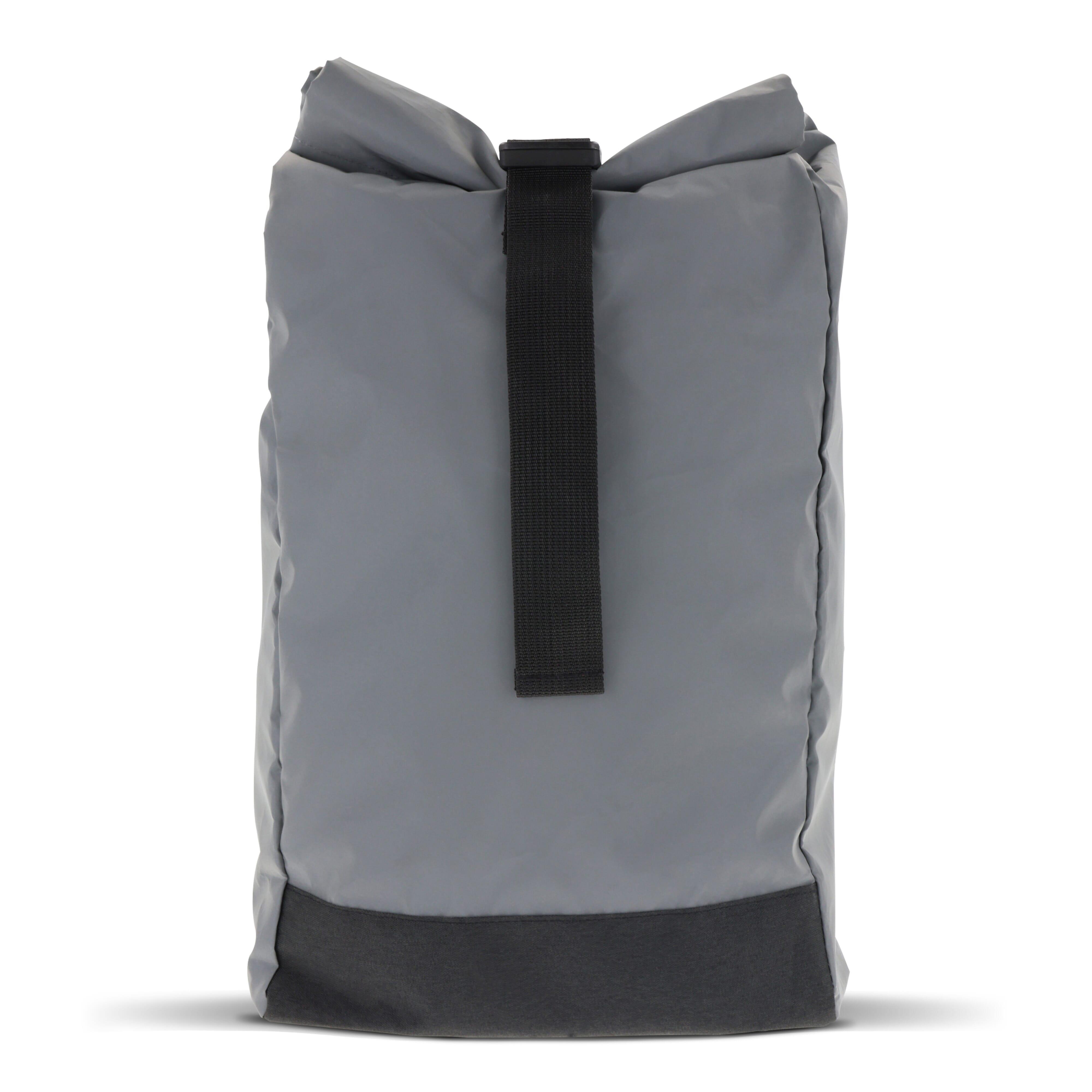 Reflektierender Rolltop-Rucksack 26x13x50cm