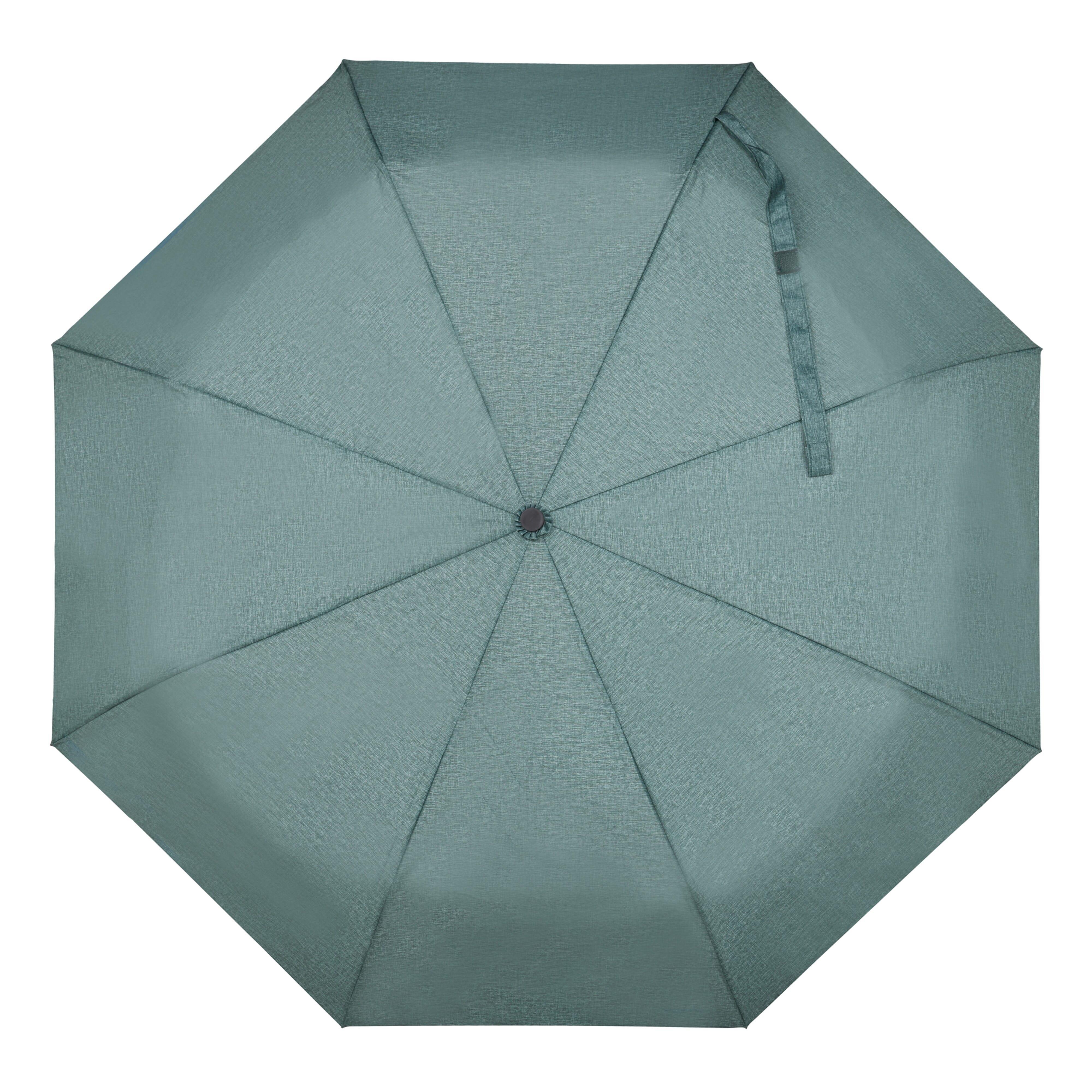 21” faltbarer Regenschirm aus R-PET -Material mit Automatiköffnung