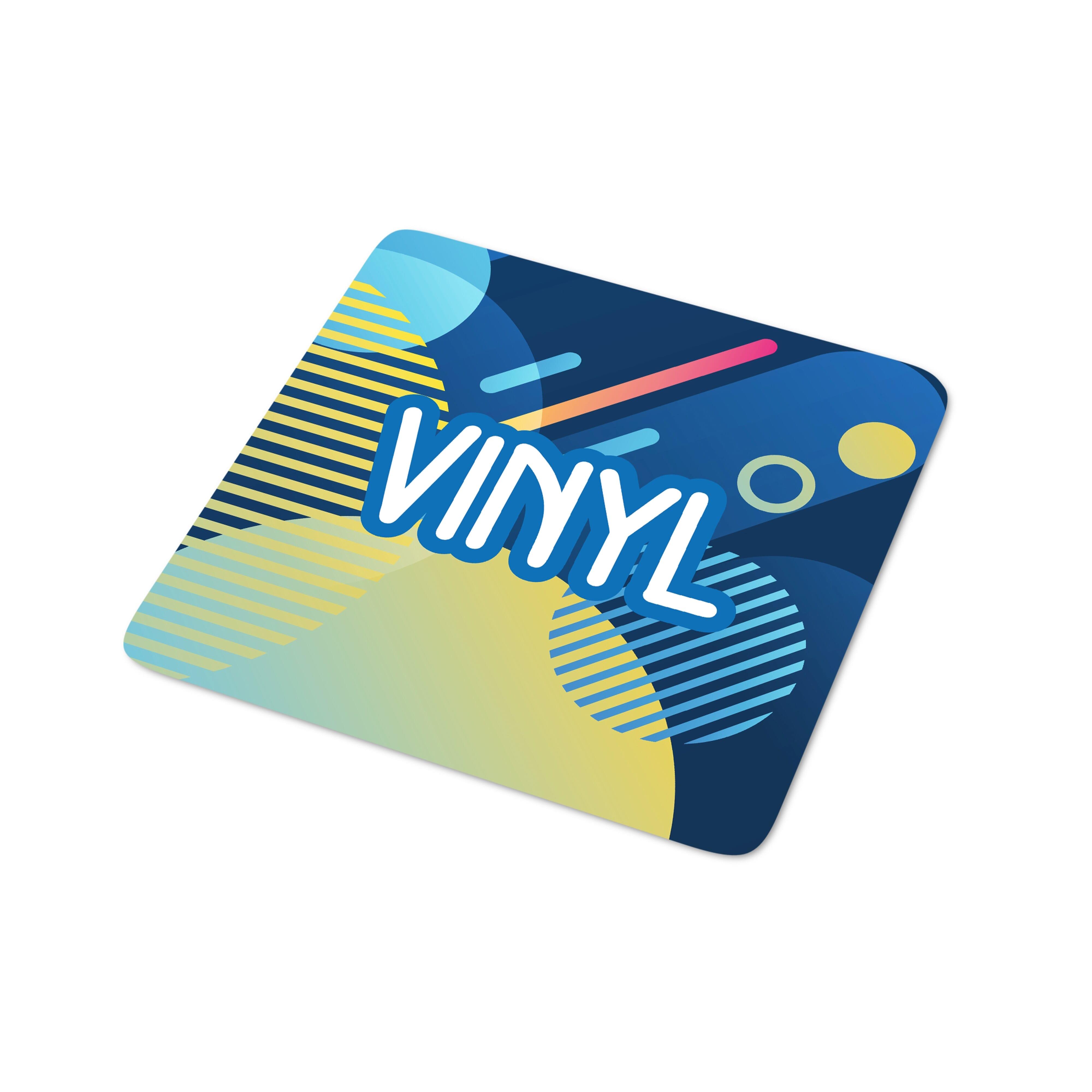 Vinyl Sticker Quadrat 25x25mm