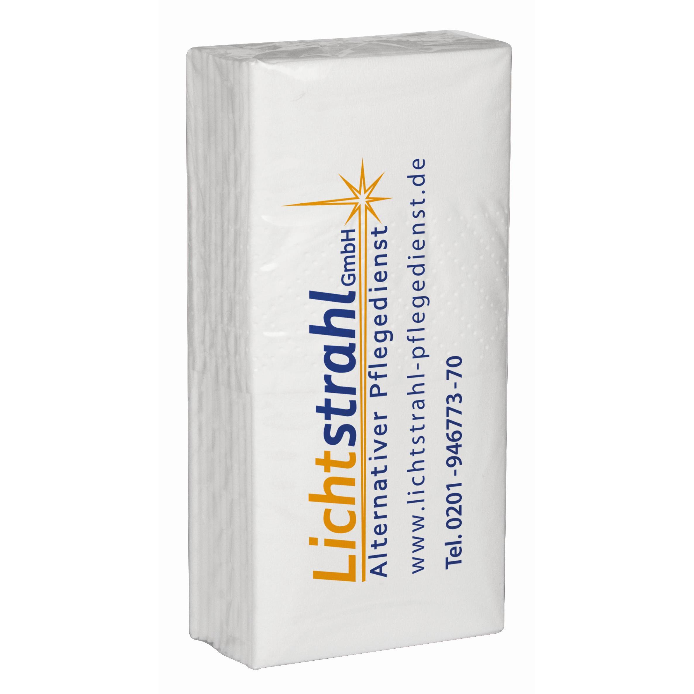 Taschentücher Classic mit Tampondruck - 1-farbig