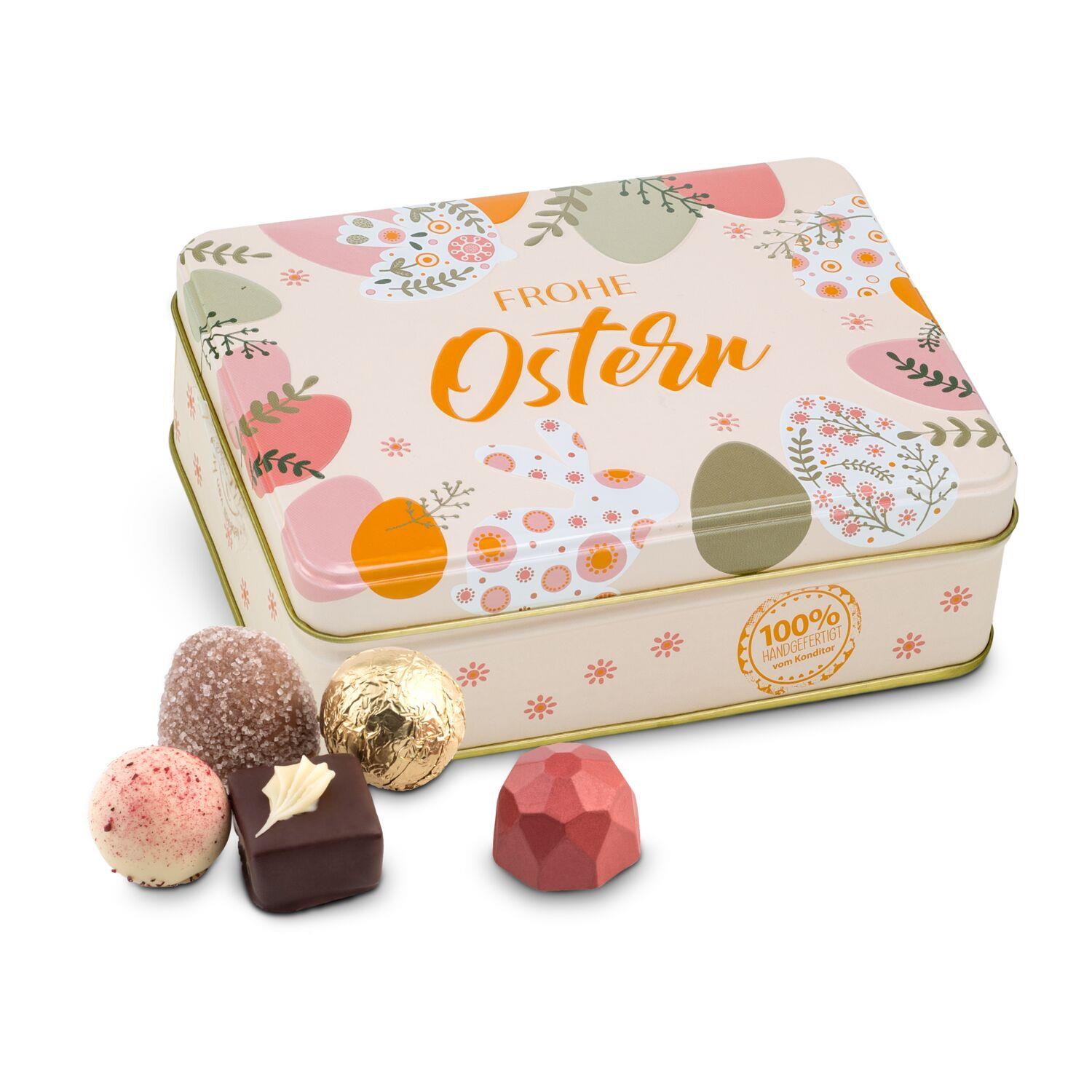 Geschenkartikel / Präsentartikel: Frohe Ostern - Pralinen 125 g