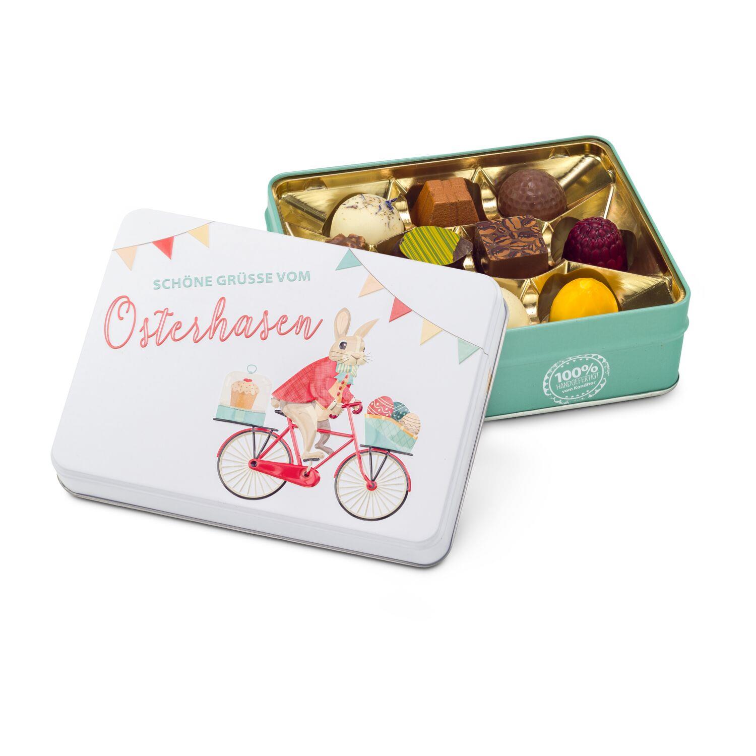 Geschenkartikel / Präsentartikel: Hasenvater - Pralinen 125 g