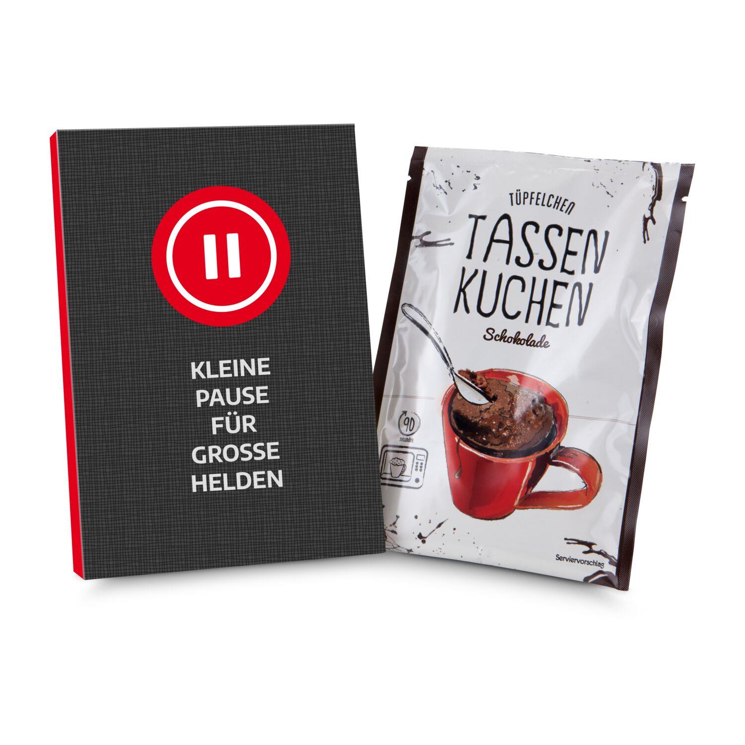 Geschenkartikel: Tassenkuchen 70 g, kleine Pause im Home-Office