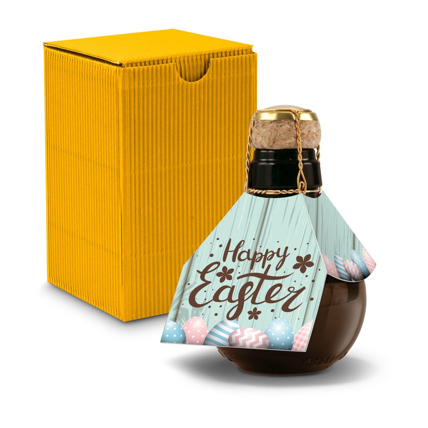 Origineller Sekt Happy Easter - im Geschenkkarton, 125 ml