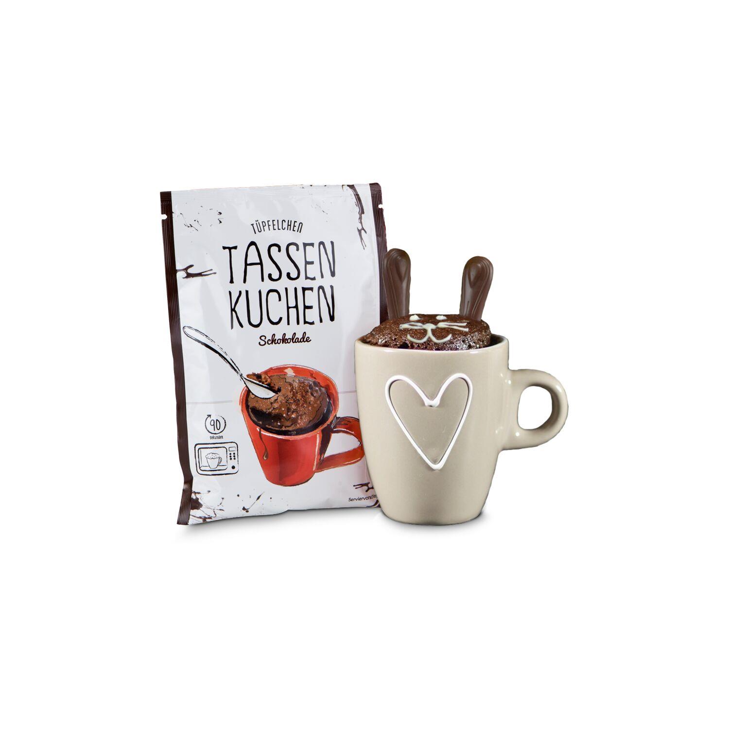 Geschenkartikel: Tassenkuchen Ostern, auch in individueller Stecktasche