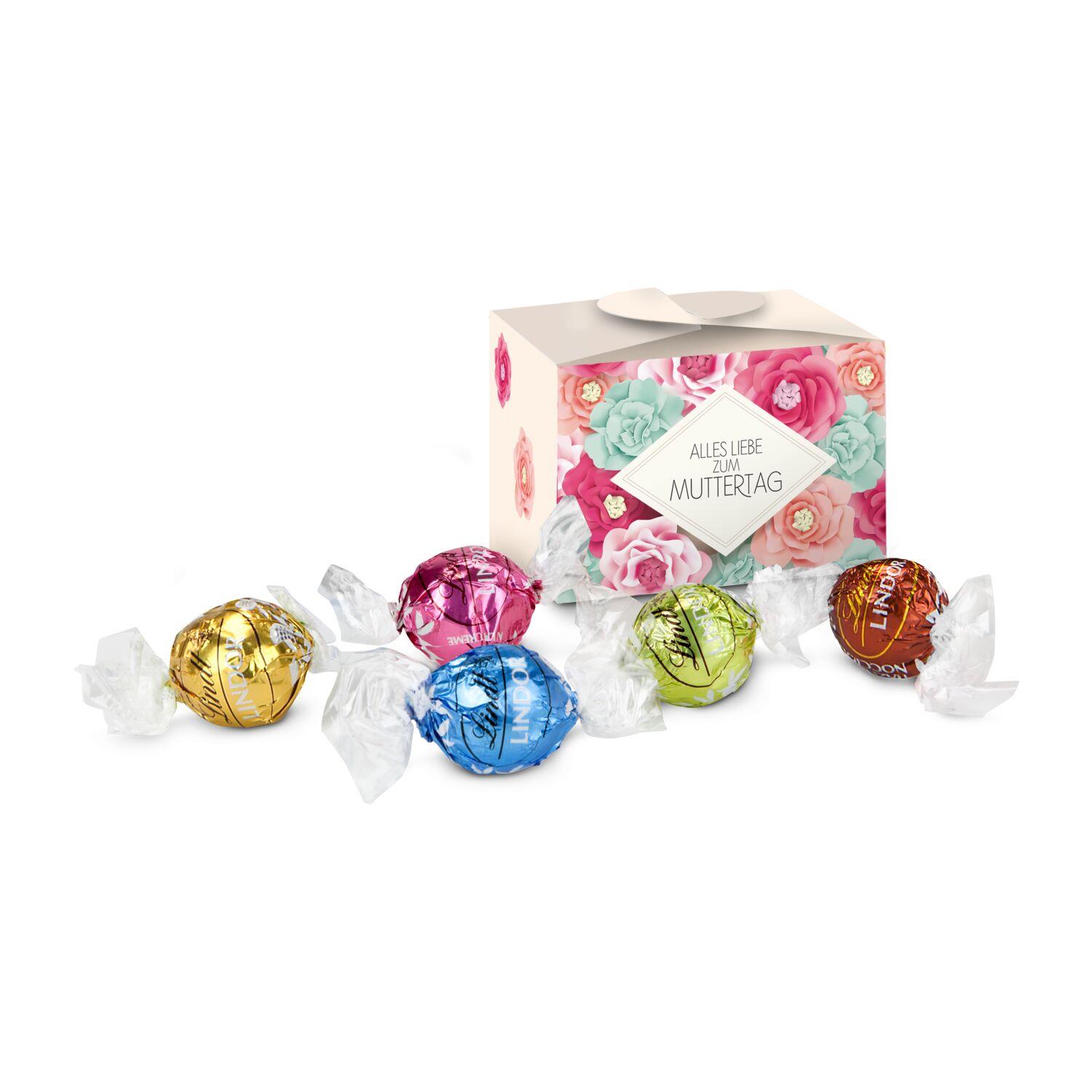 Geschenkartikel: Lindt süßes Danke, Pralinenschachtel Muttertag, 5 Lindorkugeln