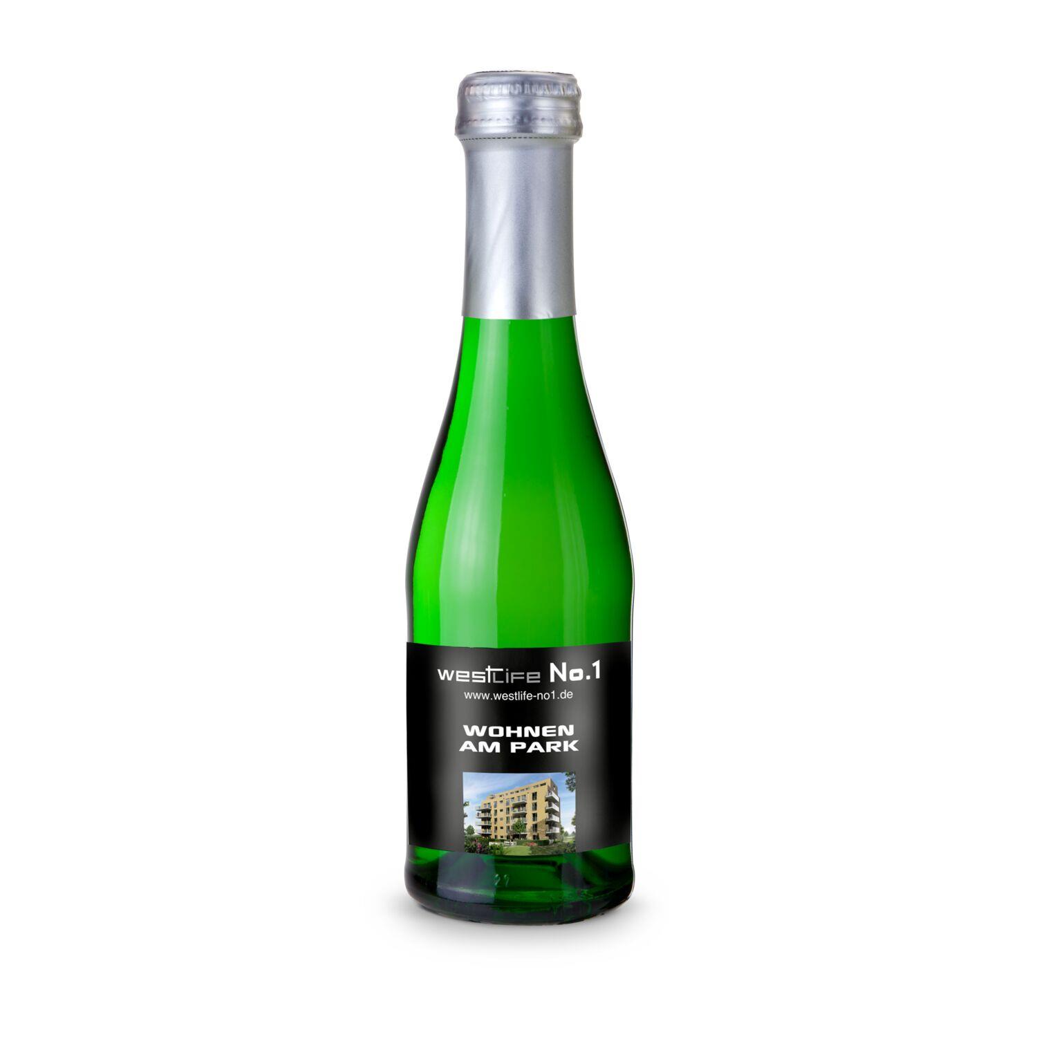 Sekt Cuvée Piccolo - Flasche grün, 0,2 l
