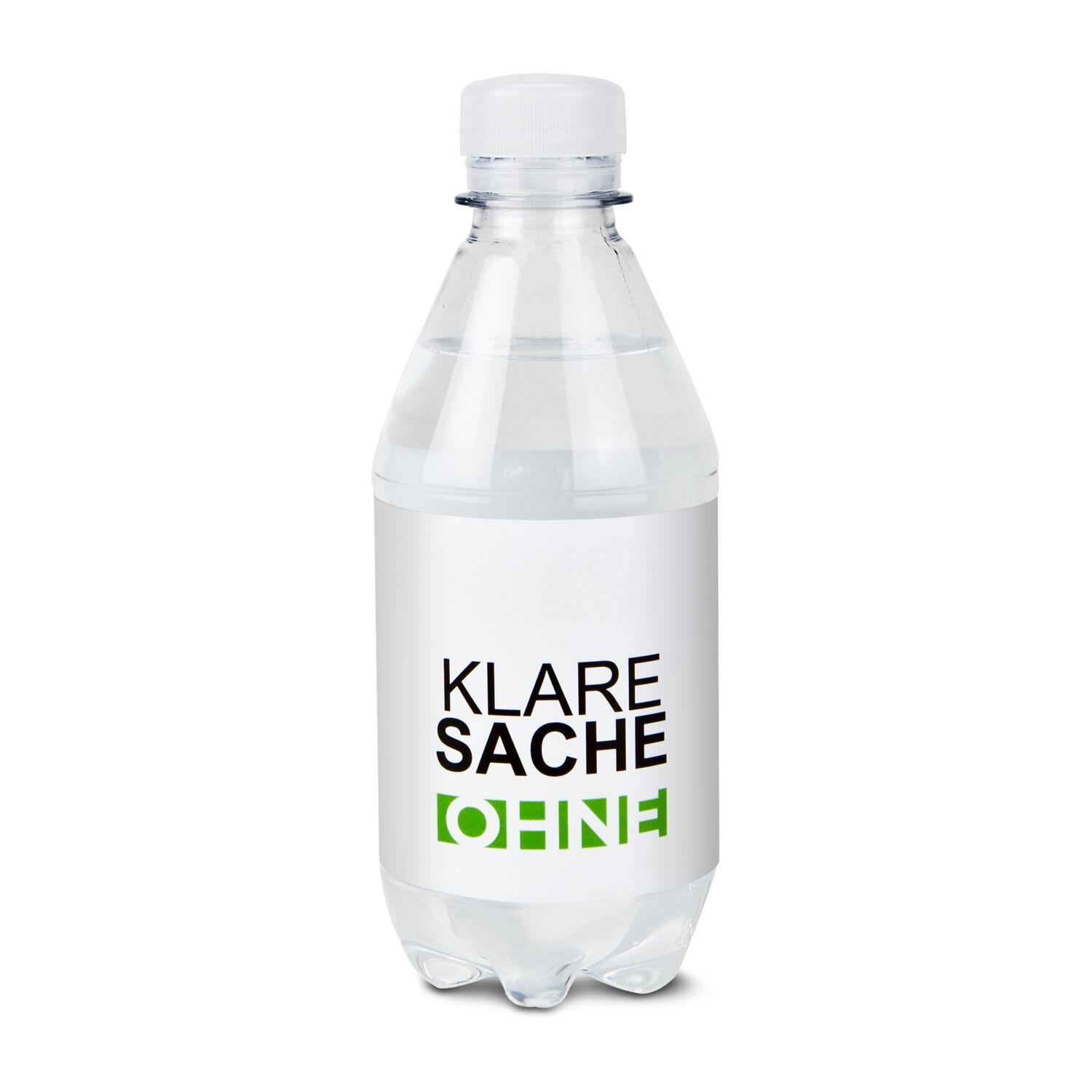 330 ml PromoWater - Mineralwasser, still - Folien-Etikett