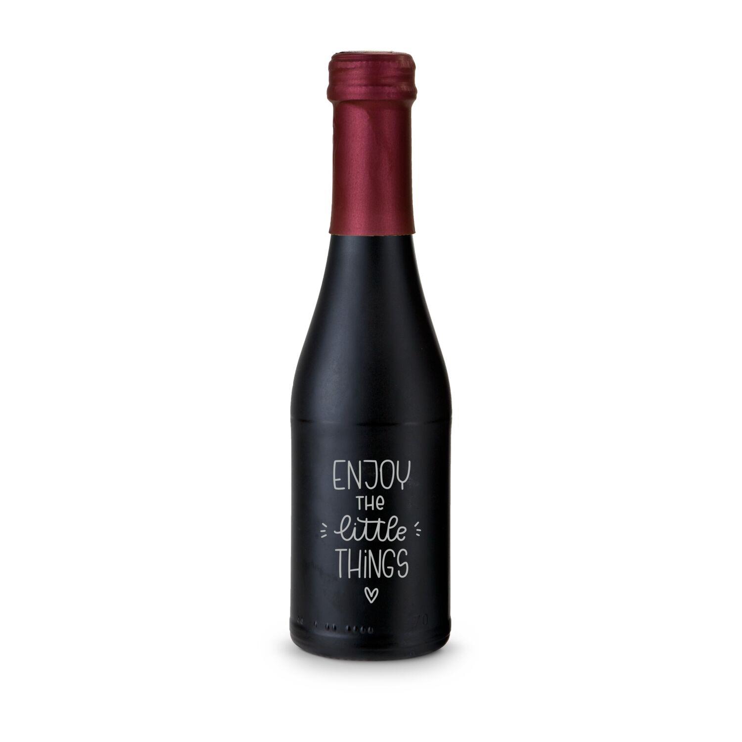 Promo Secco Piccolo - Fl. schwarz matt - Kapsel Bordeauxrot, 0,2 l