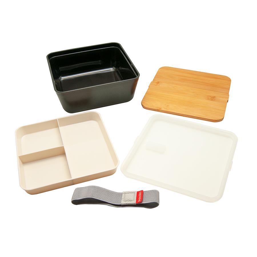 Bento  Saitama , mit Bambusdeckel