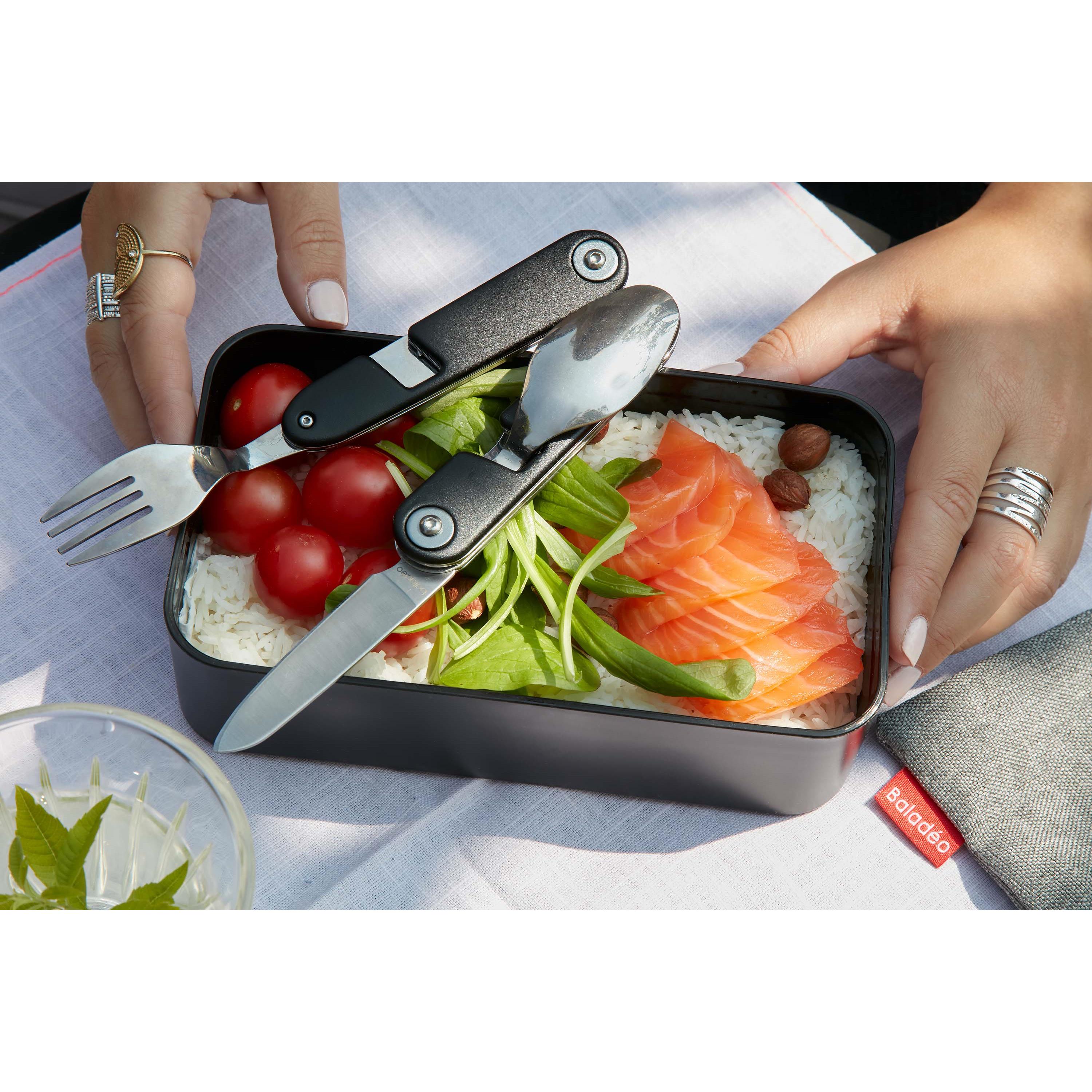 Magnetbesteckset  Vancouver , mit RPET-Etui
