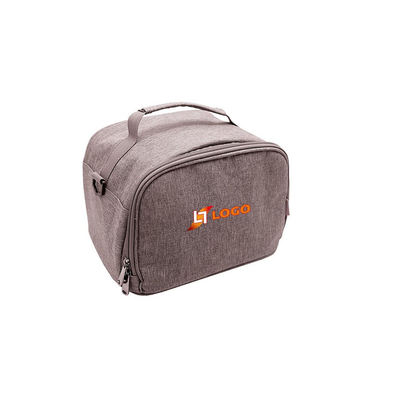 Isothermer lunch bag  Nara , aus RPET, grau meliert
