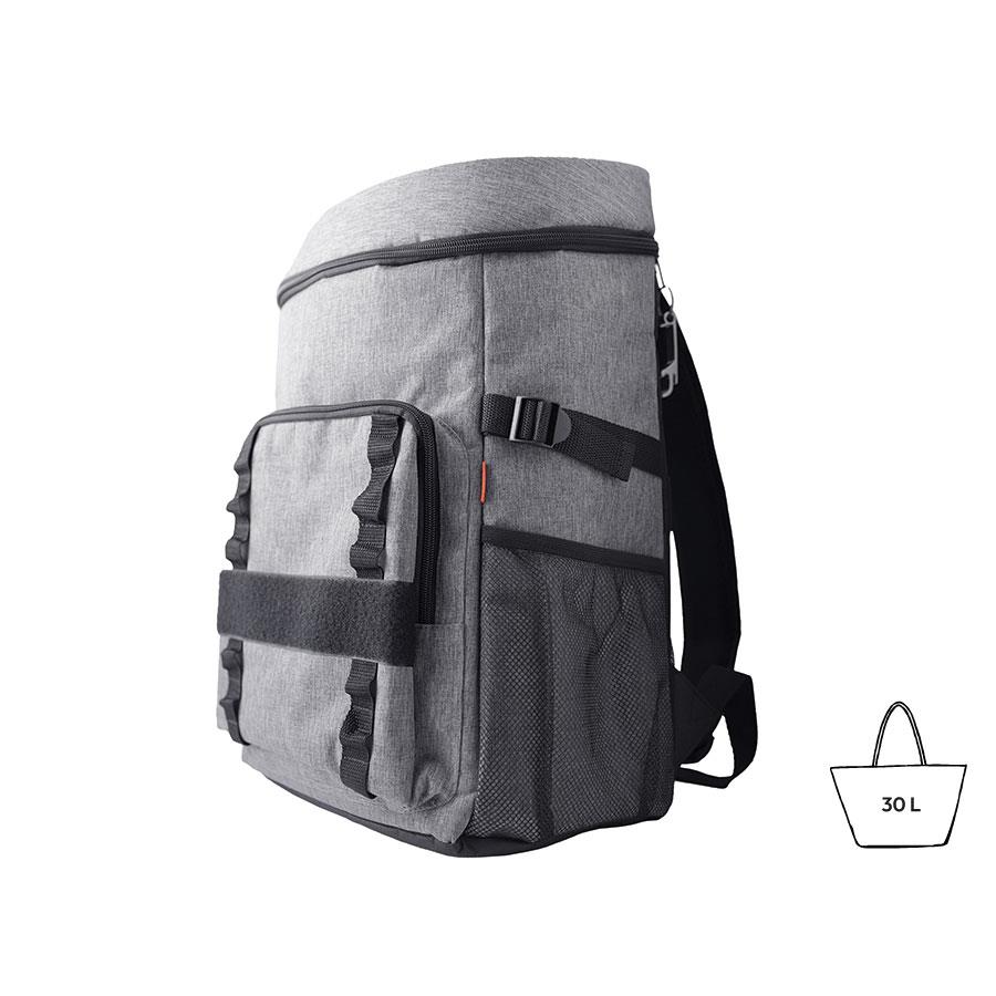 Isothermer Rucksack  Nago , grau meliert