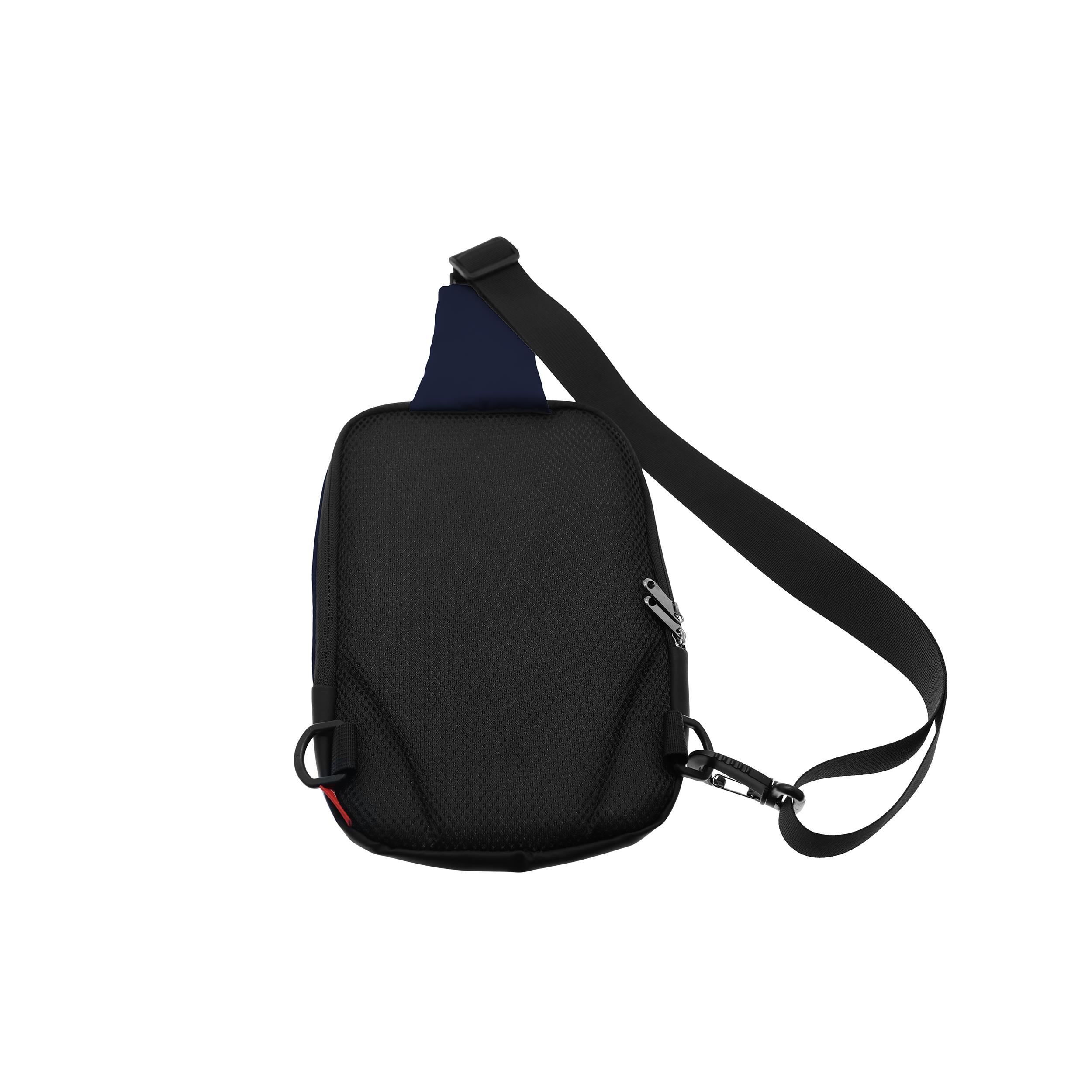 Umhängetasche  Almeria , Polycotton Mitternachtsblau