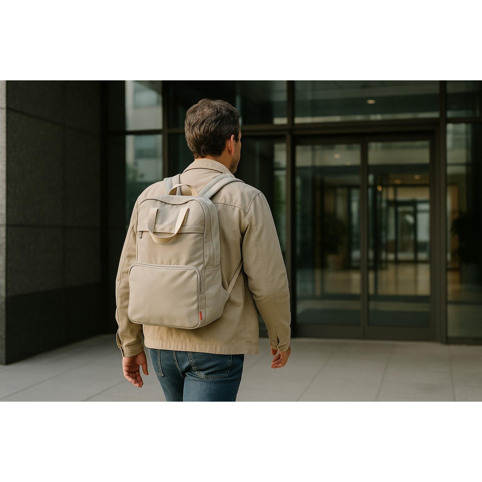 Faltbarer Rucksack  Cordoba , Polycotton beige