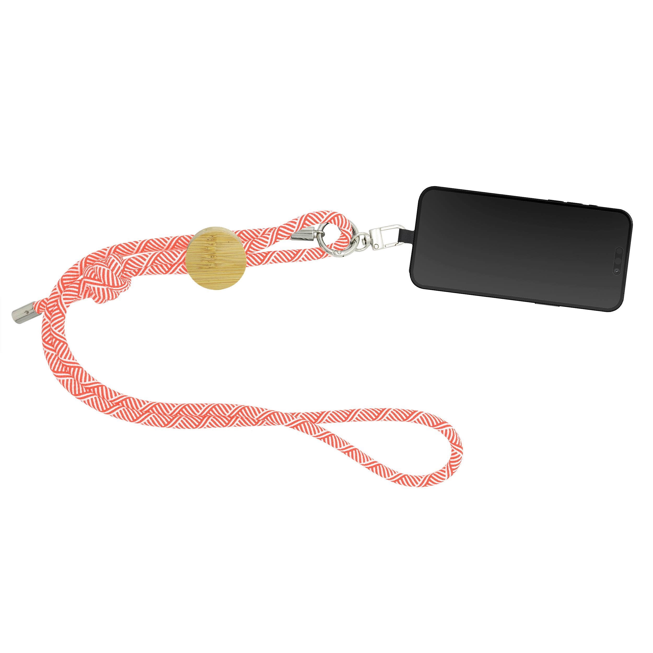 Smartphone-Lanyard  Madrid , rot RPET