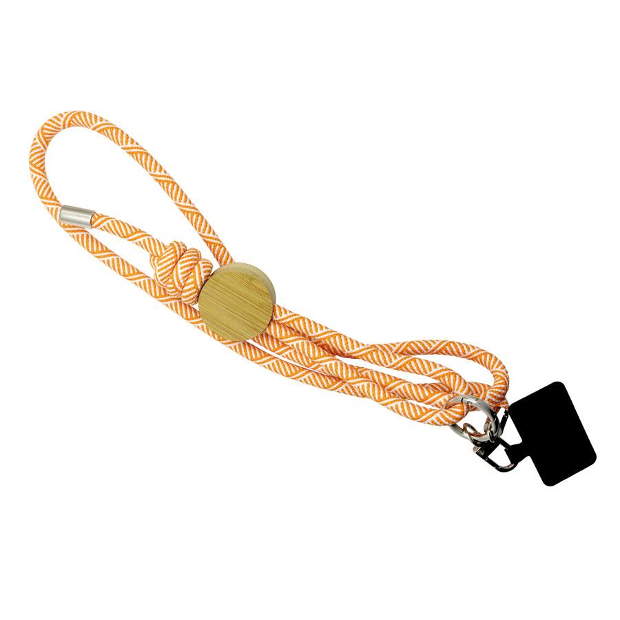 Smartphone-Lanyard  Madrid , orange RPET