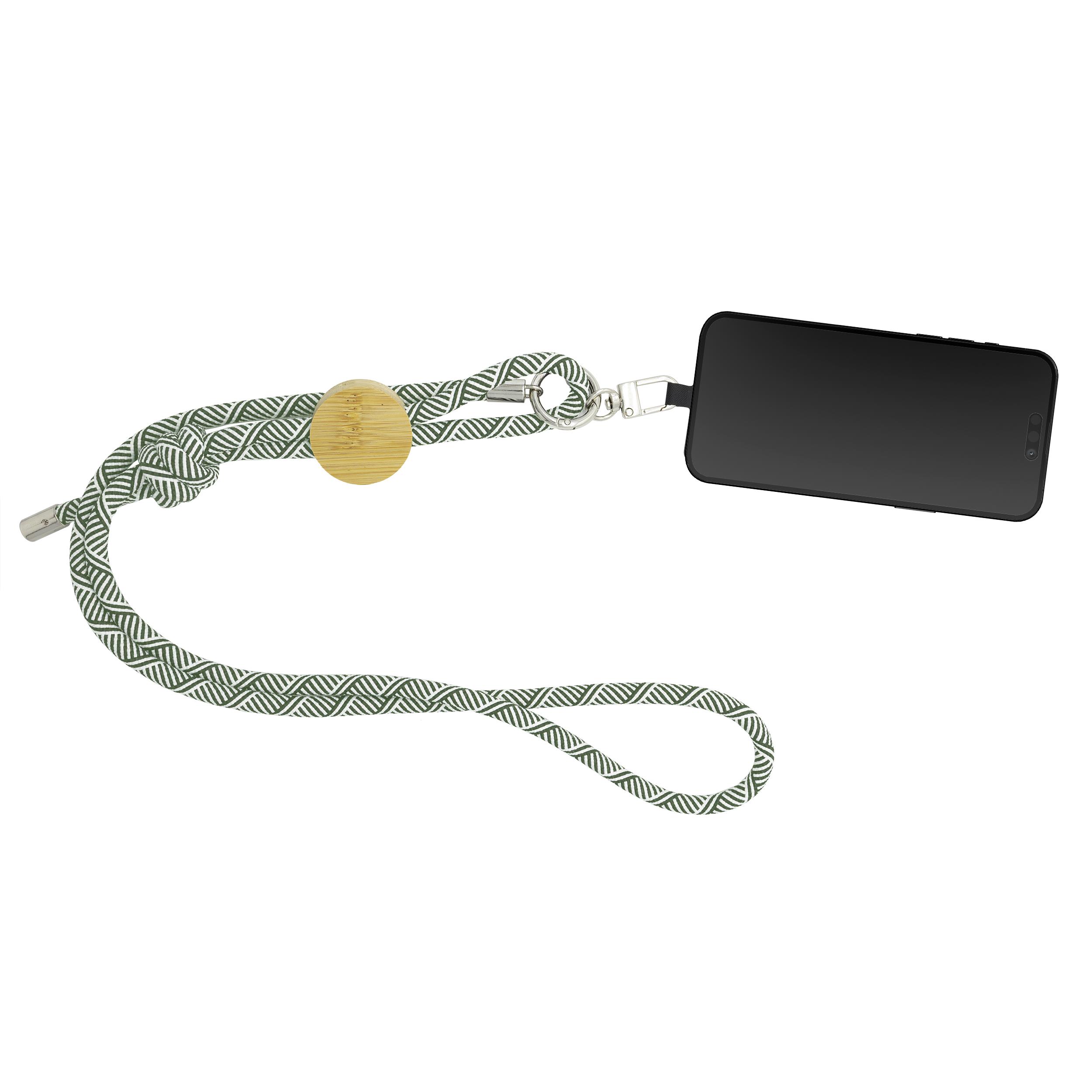 Smartphone-Lanyard  Madrid , kaki RPET
