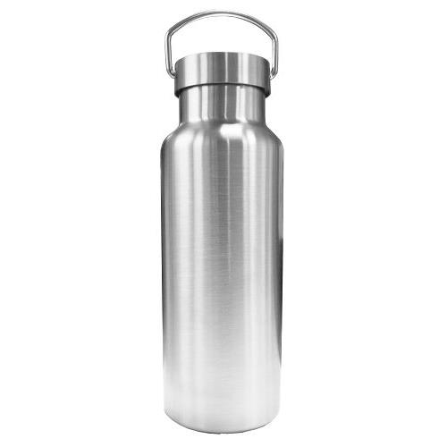 Trinkflasche ´water´, silber