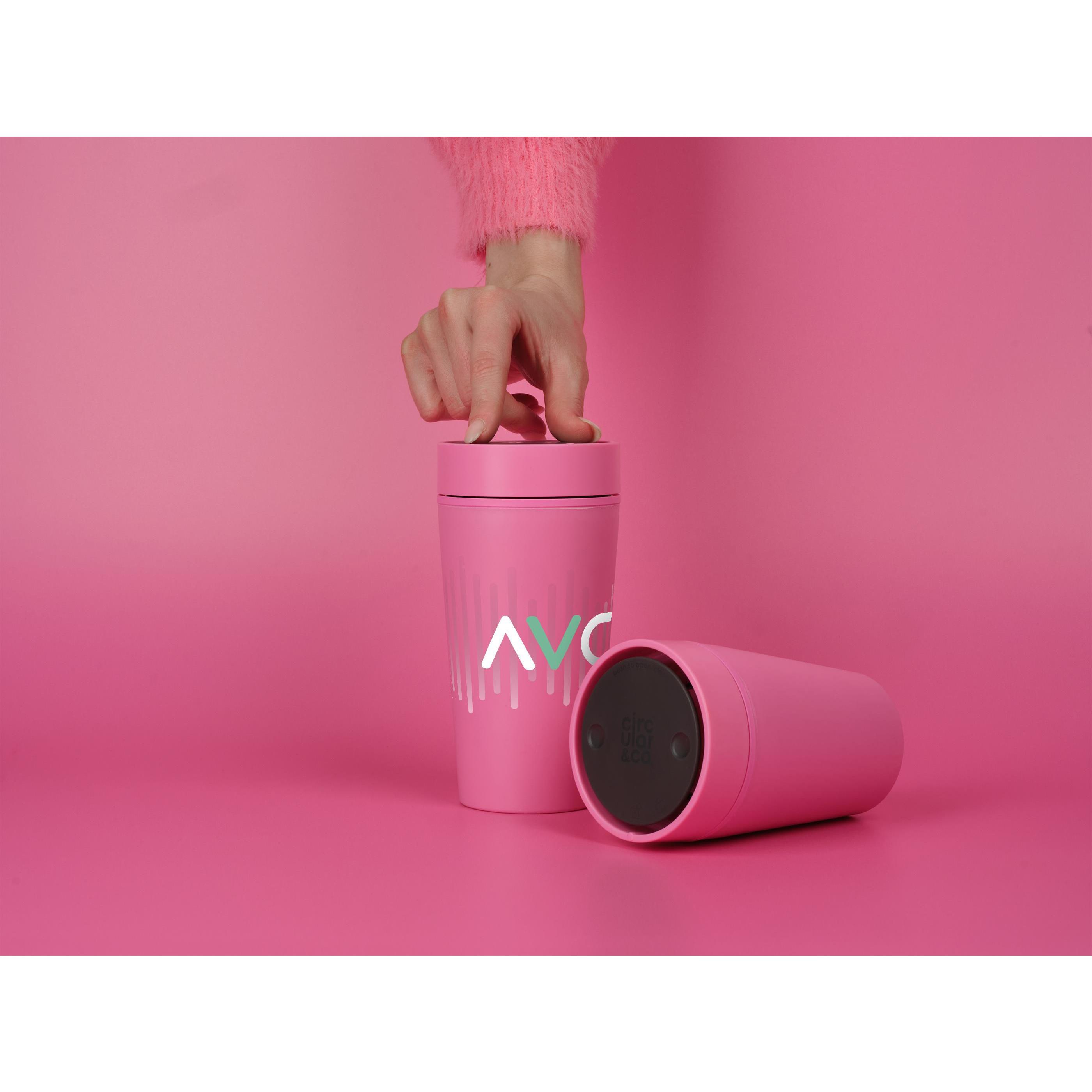 Circular&Co Recycled Bubblegum Coffee Cup 340 ml Kaffeebecher