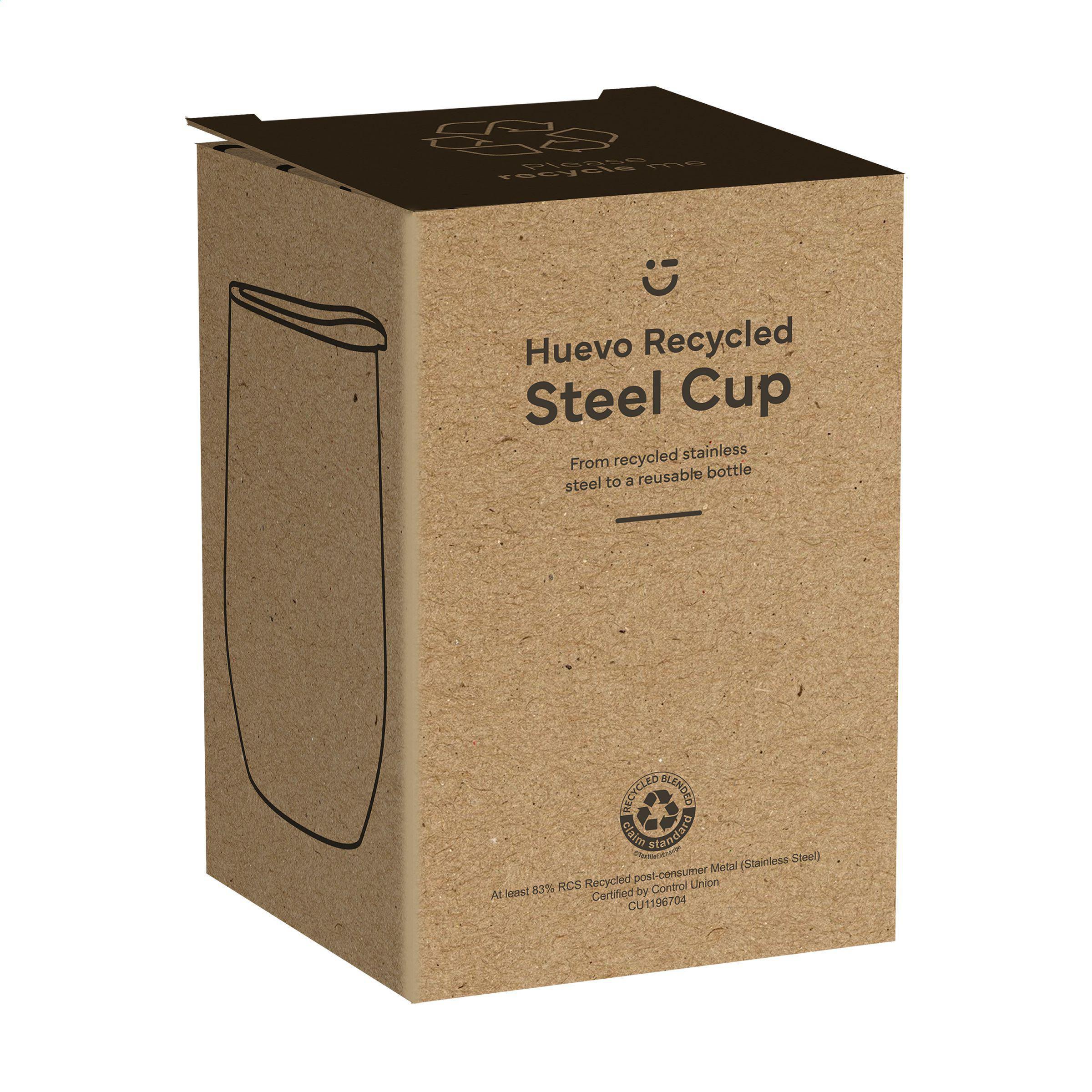 Huevo RCS Recycled Steel Cup 350 ml Thermobecher