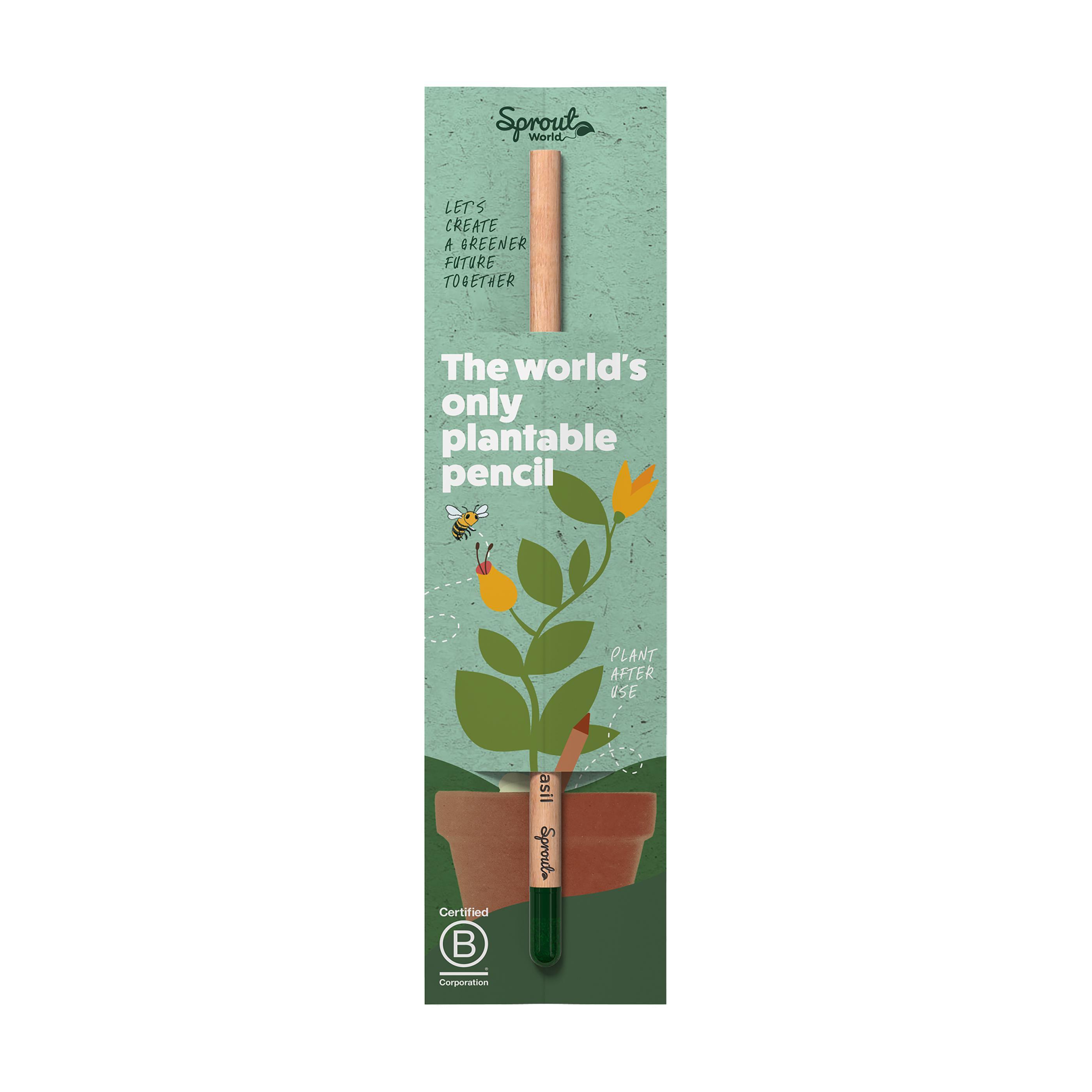 Sproutworld Set: Unsharpened Pencil & Header Card ungespitzter Bleistift
