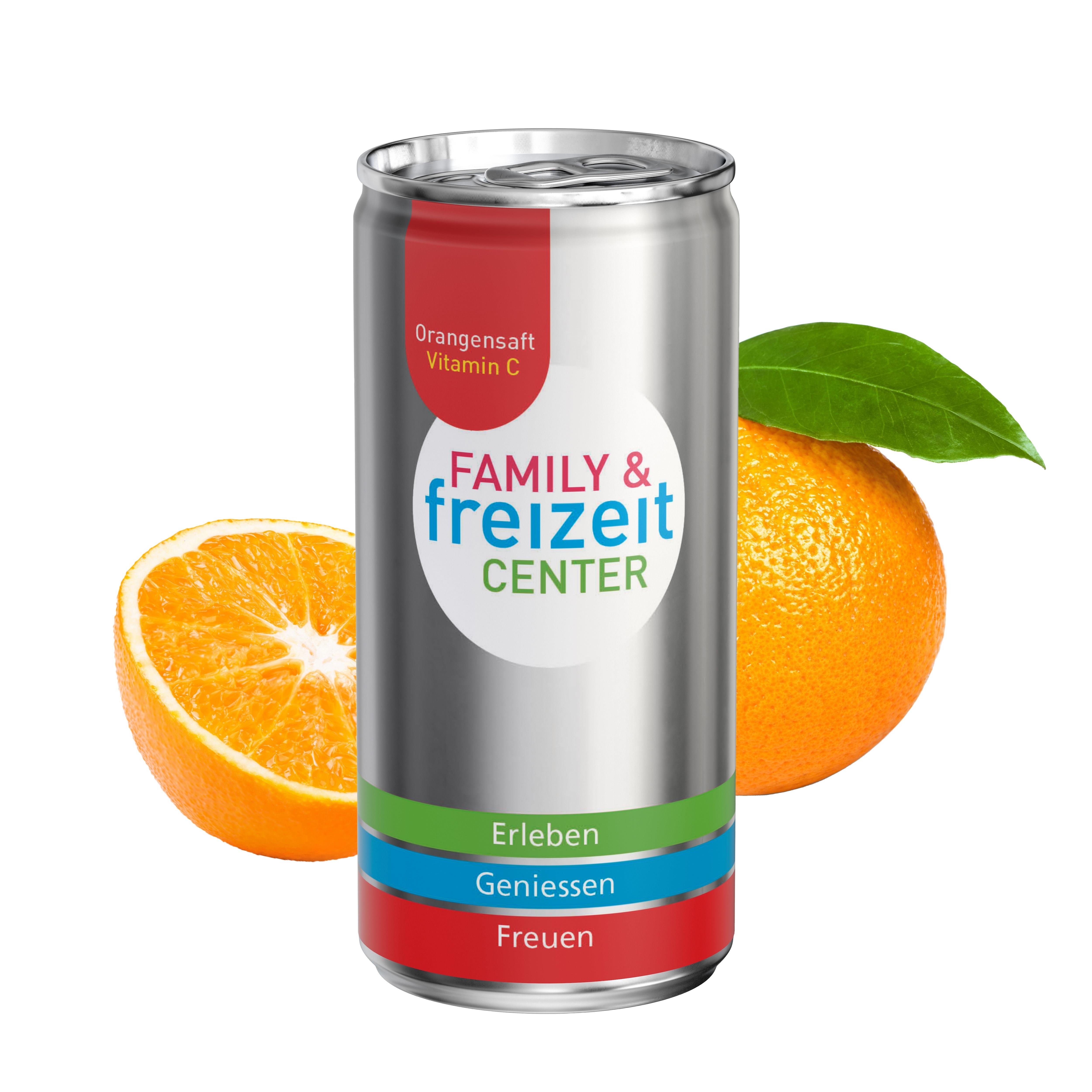 200 ml Orangensaft (Dose) - Fullbody transparent (matt)