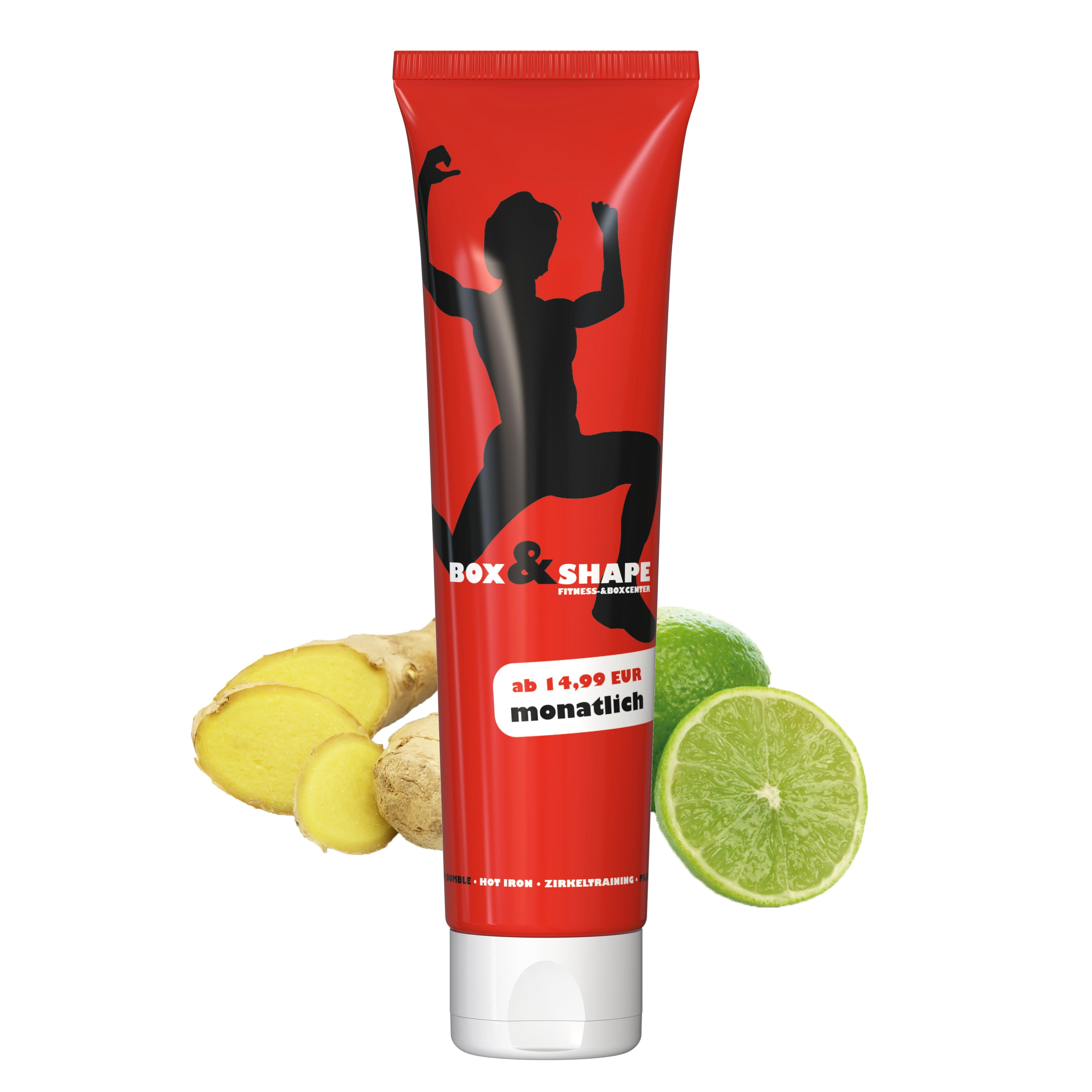 100 ml Tube - Duschgel Ingwer-Limette - FullbodyPrint
