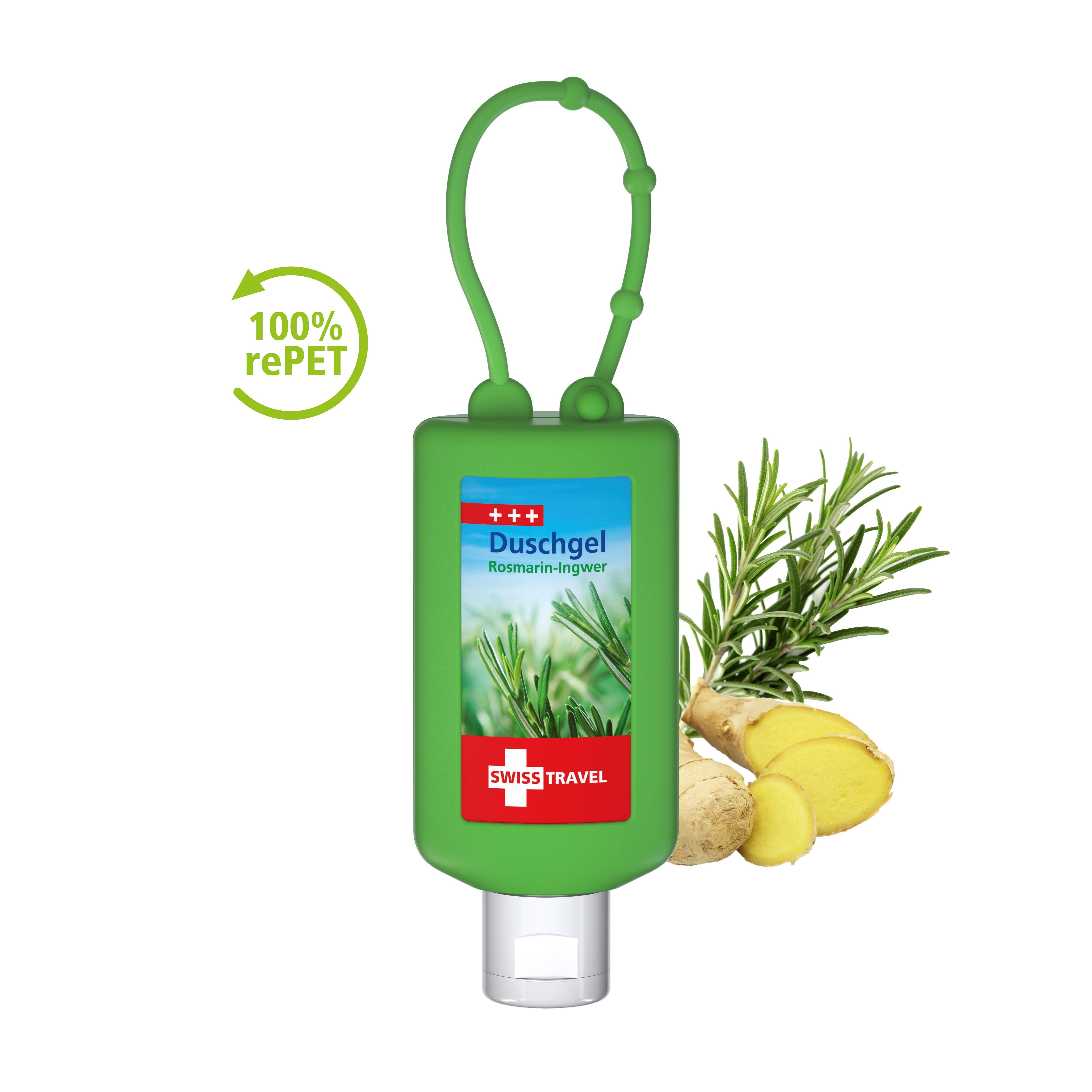 50 ml Bumper grün - Duschgel Rosmarin-Ingwer - Body Label