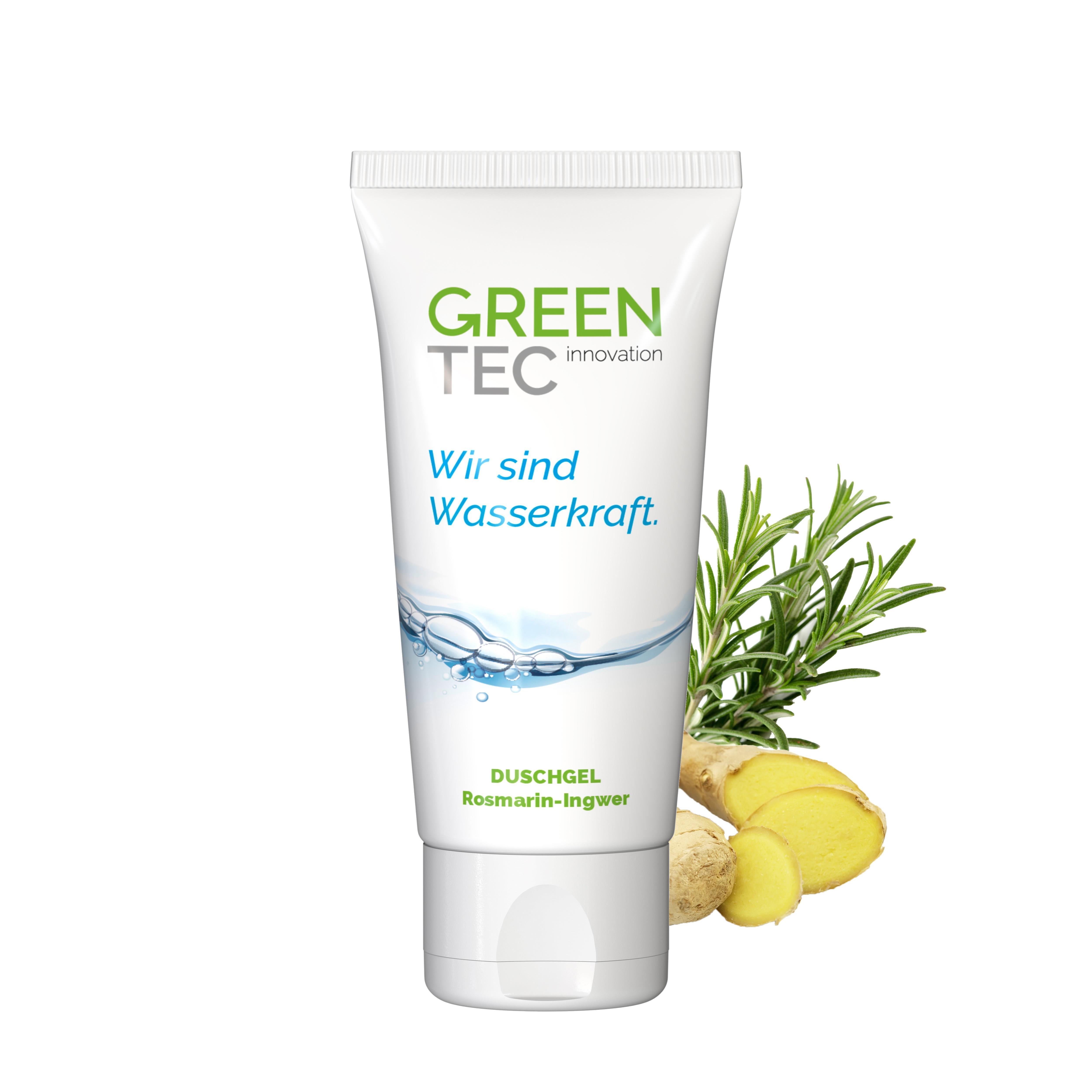 50 ml Tube - Duschgel Rosmarin-Ingwer - FullbodyPrint