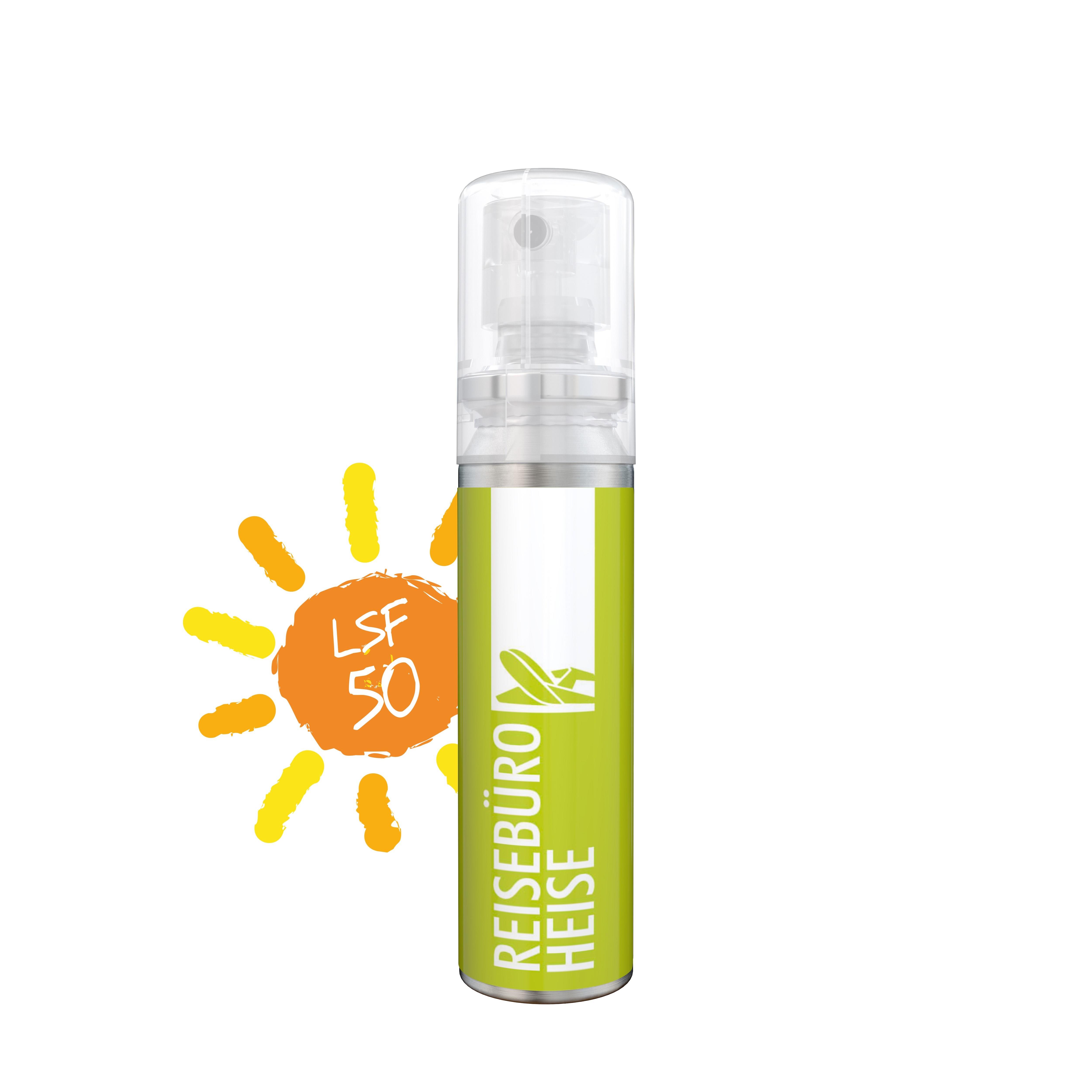 20 ml Spray - Sonnenschutzspray LSF 50 - Body Label
