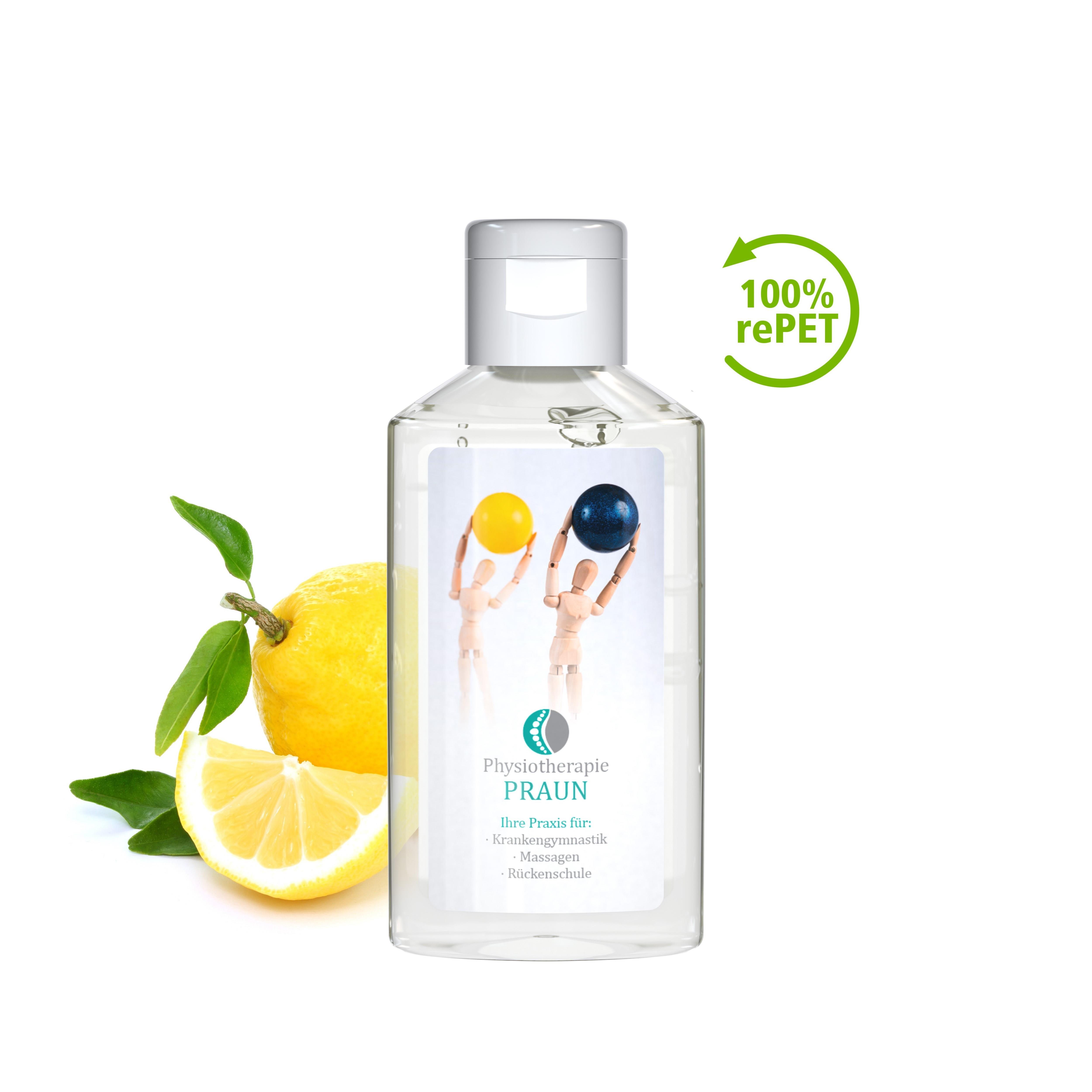 50 ml Flasche - Handreinigungsgel (alk.) - Body Label