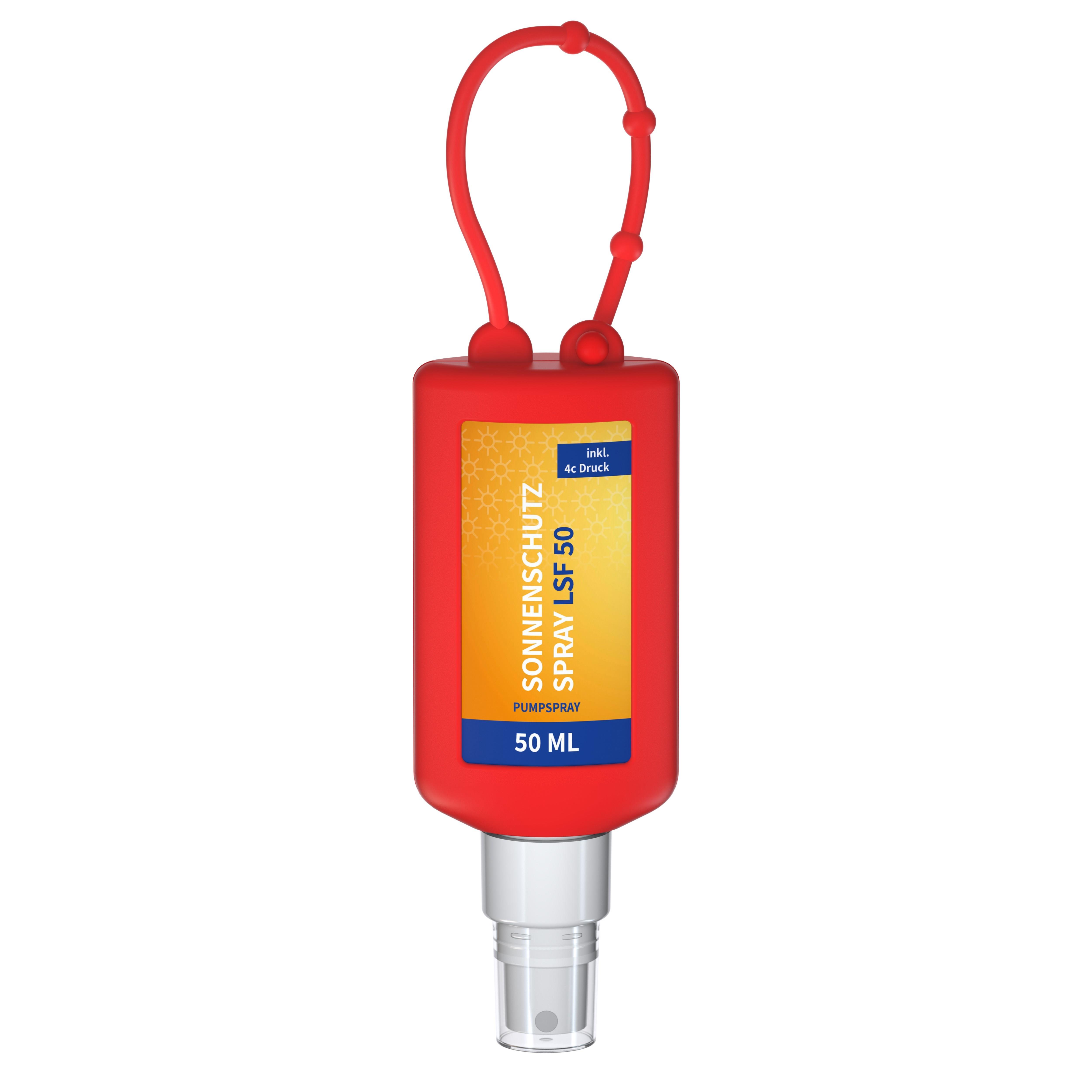 50 ml Bumper rot - Sonnenschutzspray LSF 50 - Body Label