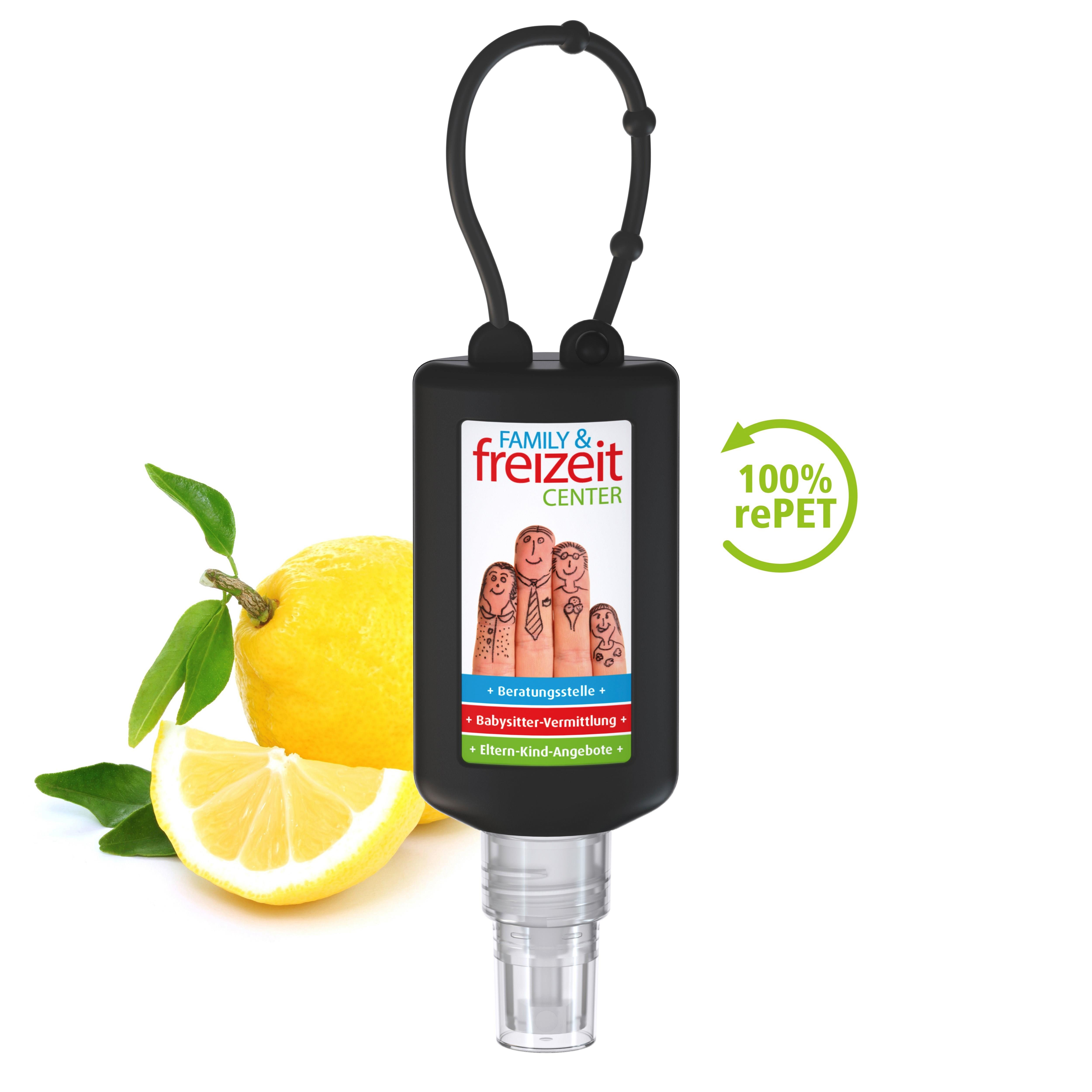 50 ml Bumper schwarz - Handreinigungsspray (alk.) - Body Label