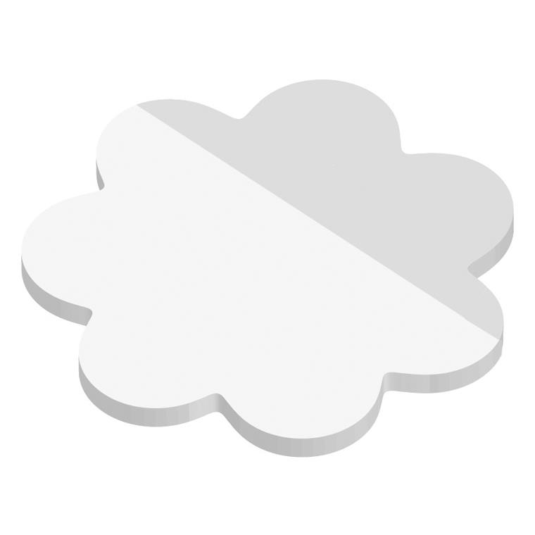 Haftnotizen powerstikkies formgestanzt ´Blume´, 25 Blatt