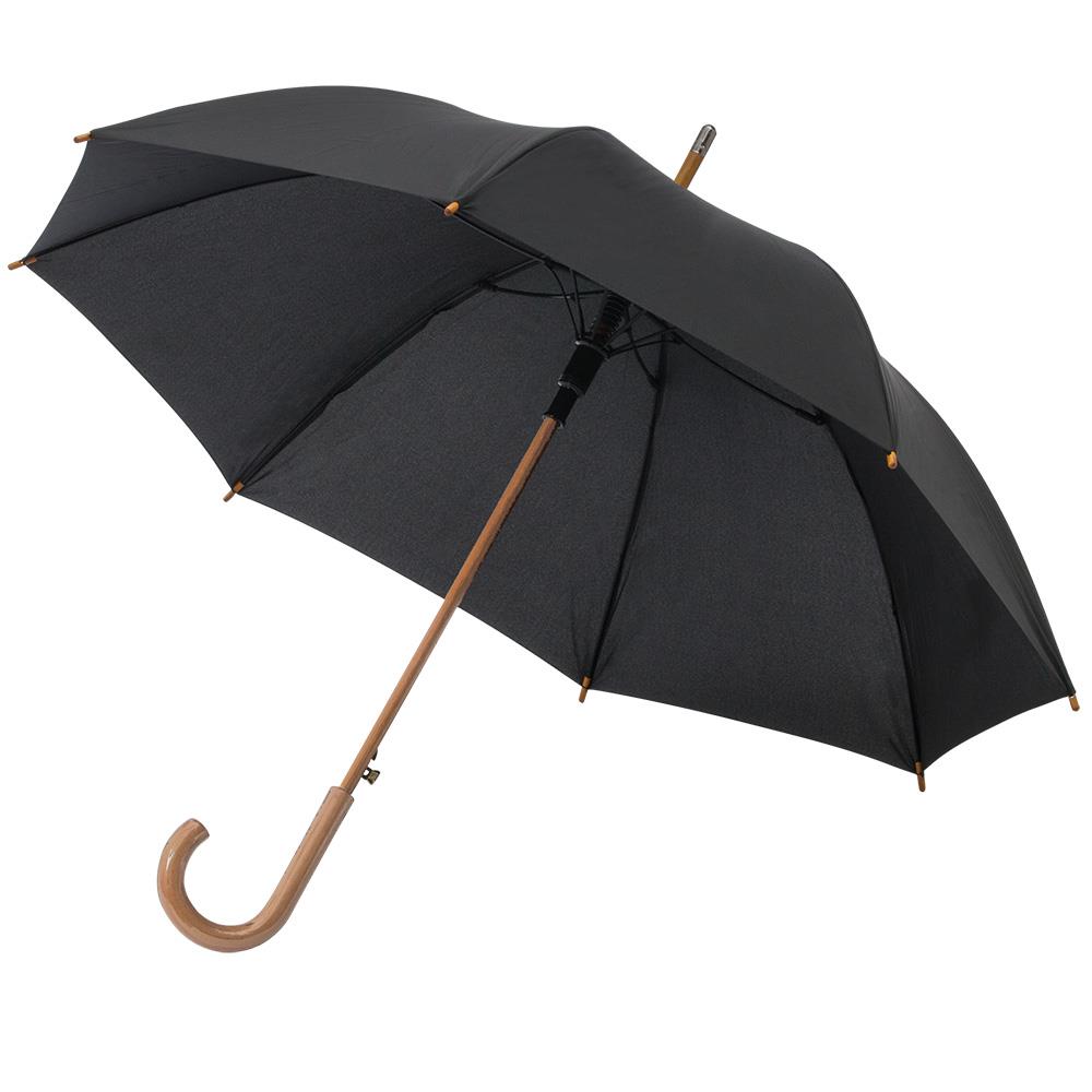 Automatik Stockschirm CITY - Regenschirm Schirm Holzgriff AC - OKTAGON®