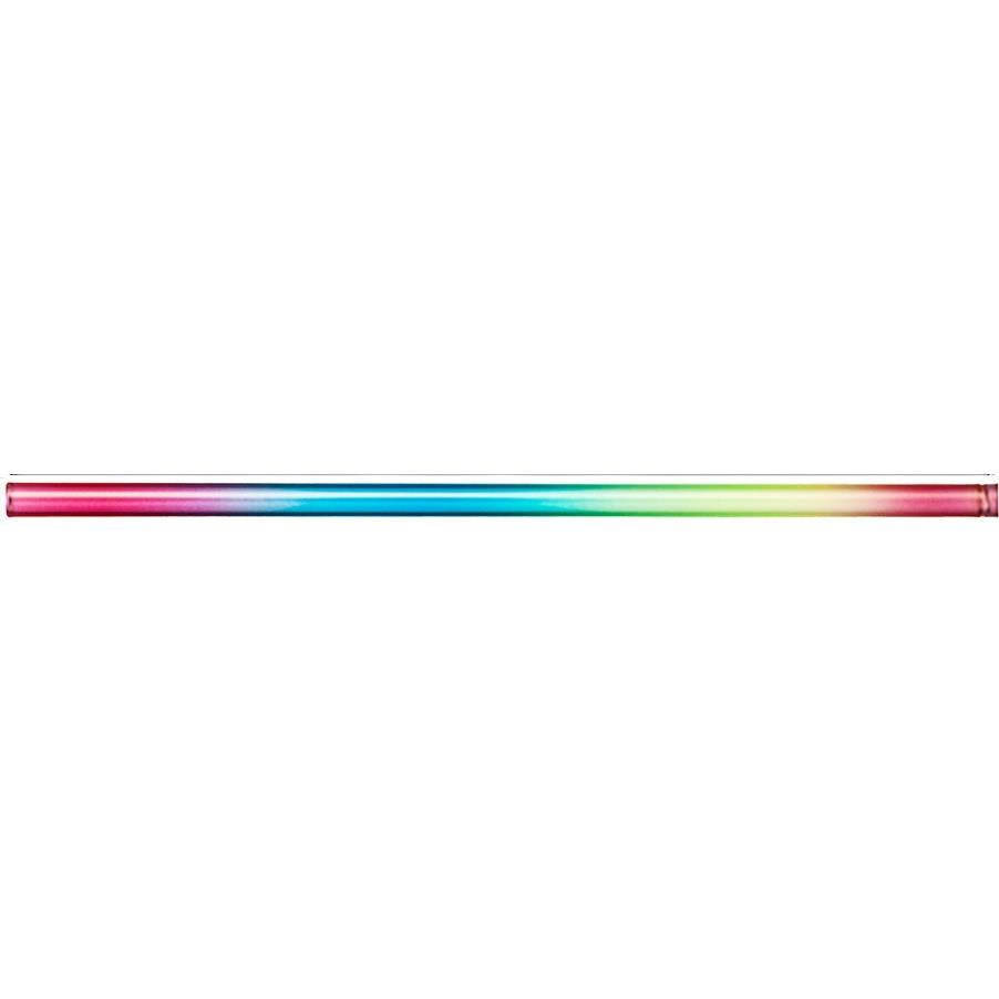 ecotaste - Trinkhalmbox 2er Glas regenbogenfarbig  -  Druck 4C