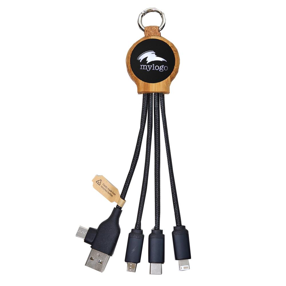 C&A Ladekabel ´ECO Cable LED Round Bamboo´