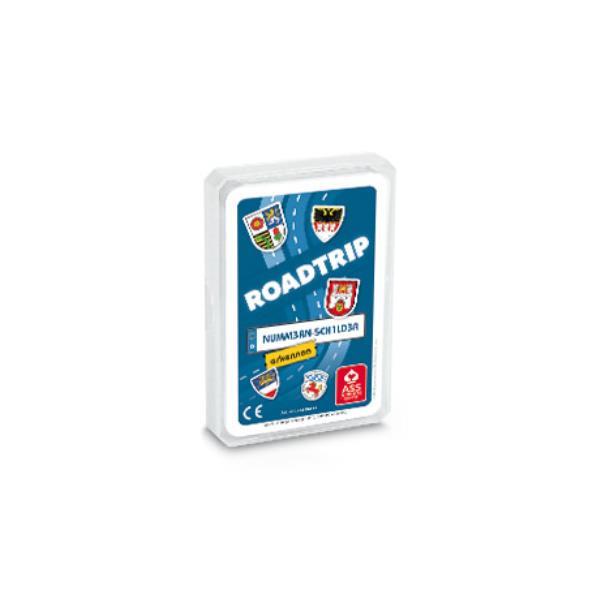 Reisespiel ´Road Trip´  - Nummern Schilder, 33 Blatt, im Kunststoffetui