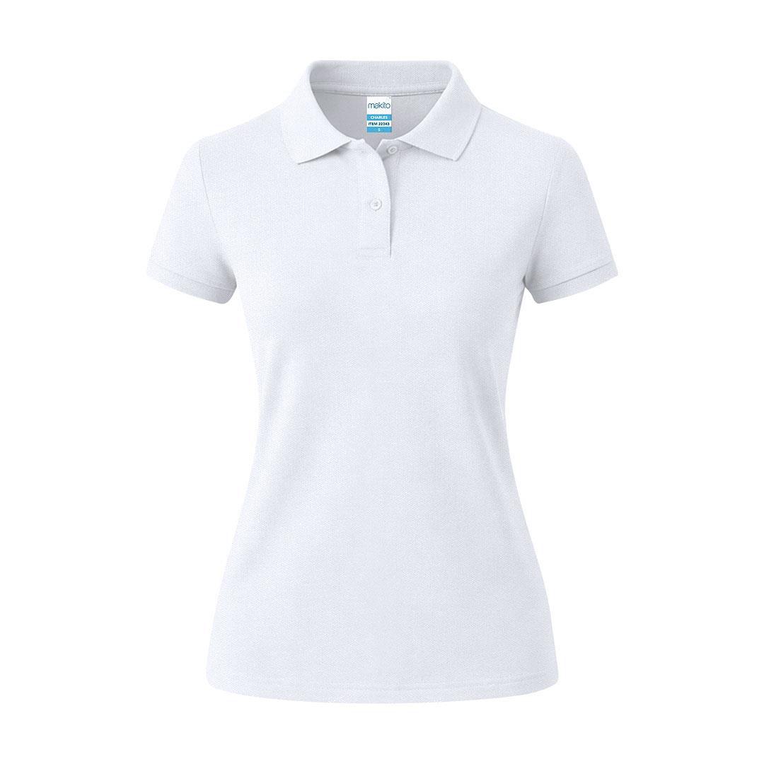 Erwachsene Frauen Weiß Polo-Shirt