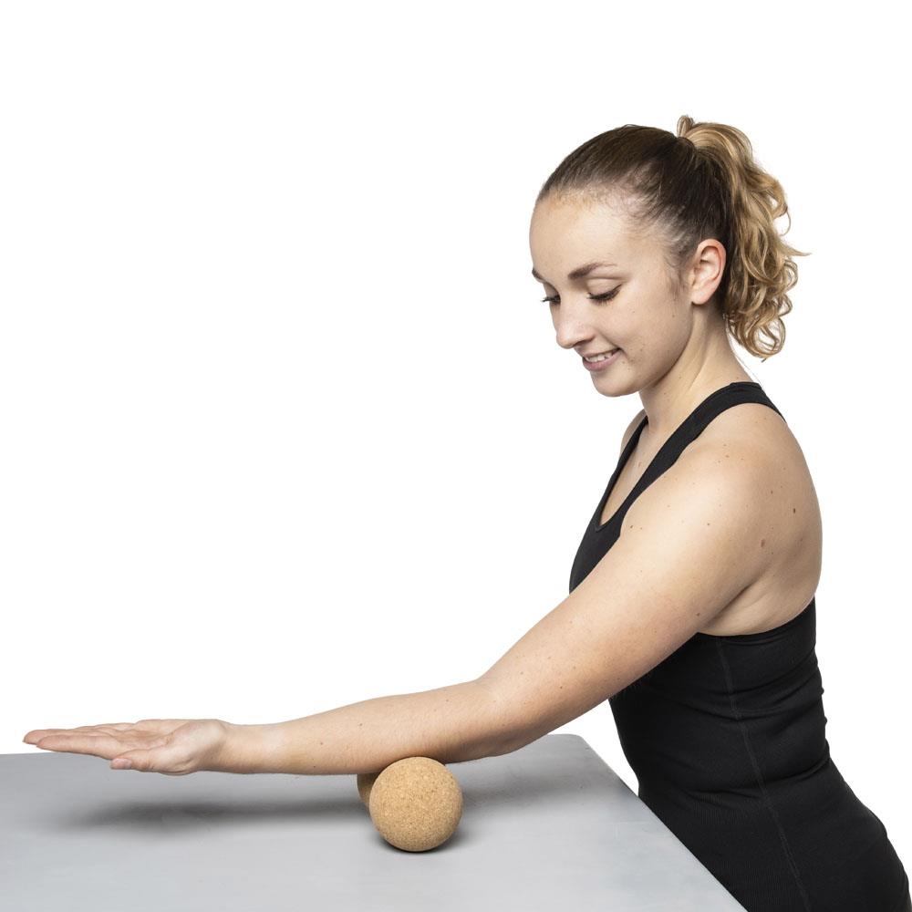 Massage-Peanut aus Kork, 16x8cm, ´Made in Europe´