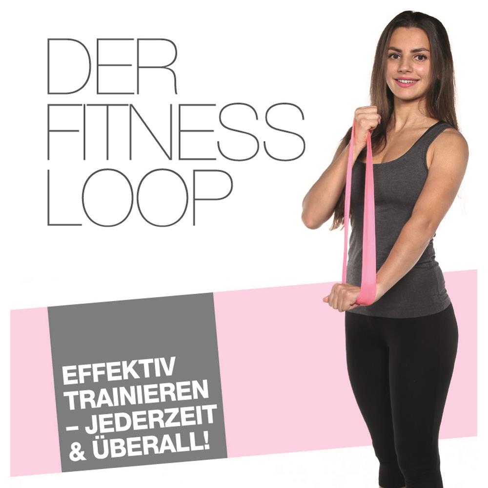 Fitnessloop, Orange (mittel) - vegan & aus Naturlatex