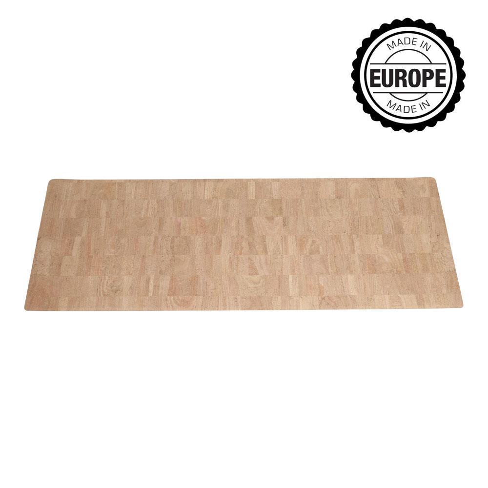 Yogamatte Kork Parkettstil + Naturlatex - ´Made in Europe´