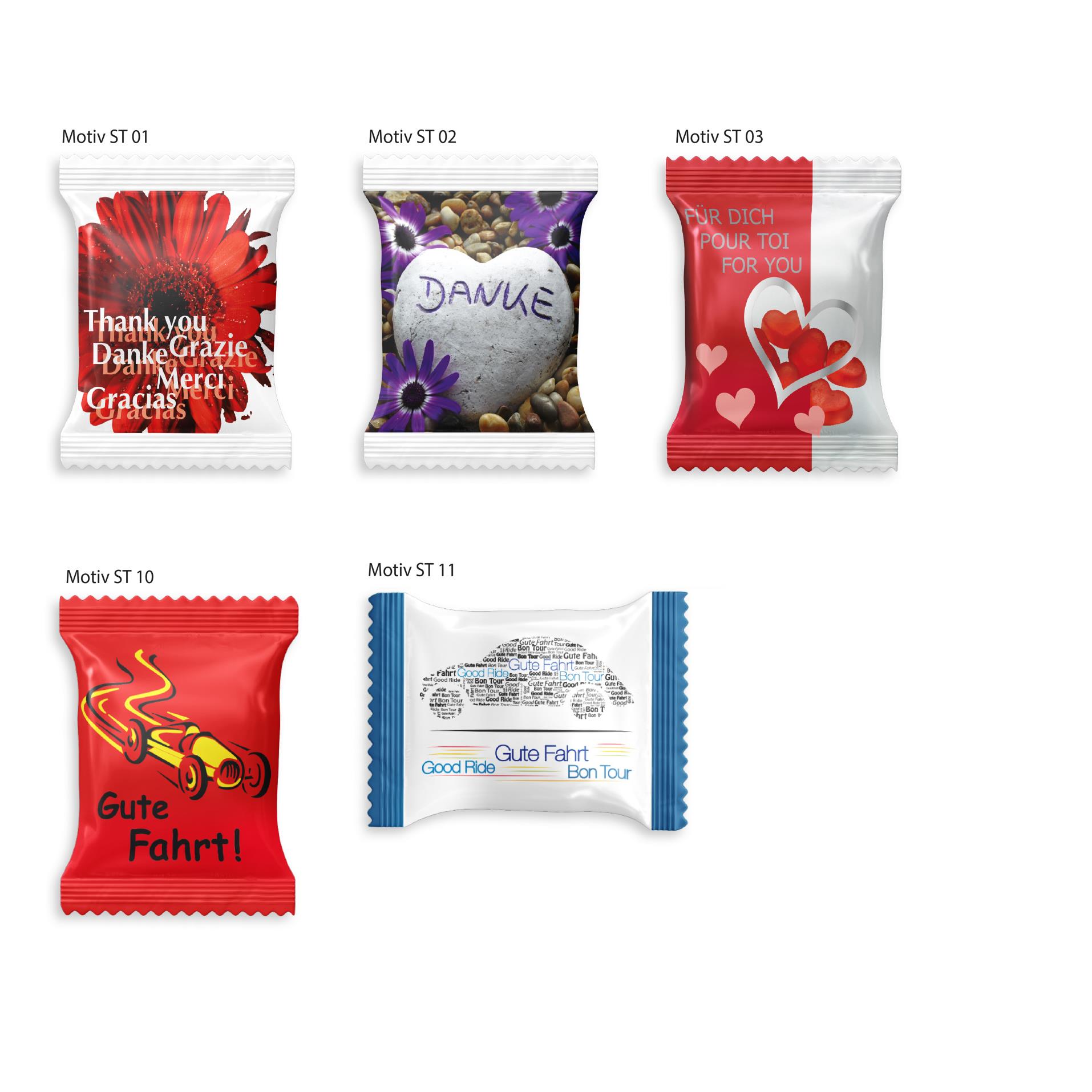 HARIBO Werbetüte Standardmotiv,   10 g, Inhalt: HARIBO Sterne