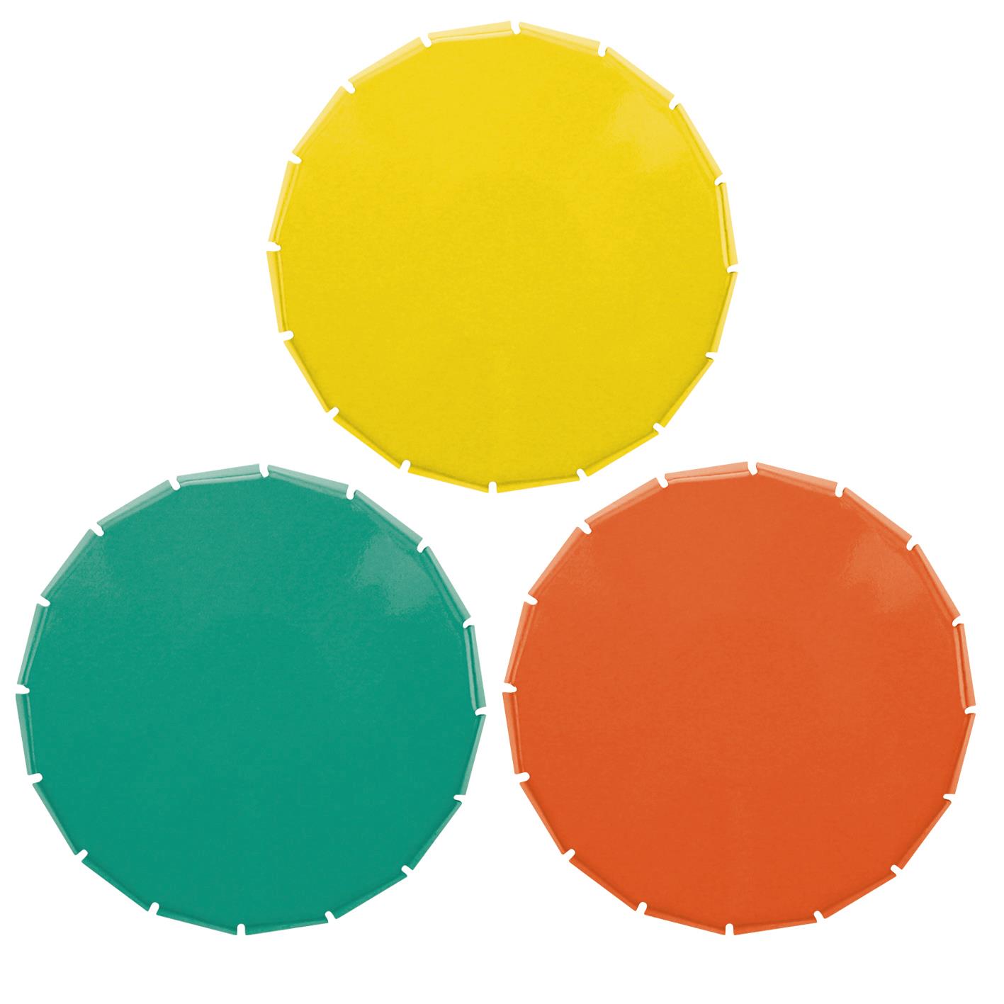 Klick-Dose-45 Duo Colour, grün / weiß 12 g, Inhalt: Pfefferminz-Pastillen; Stevia