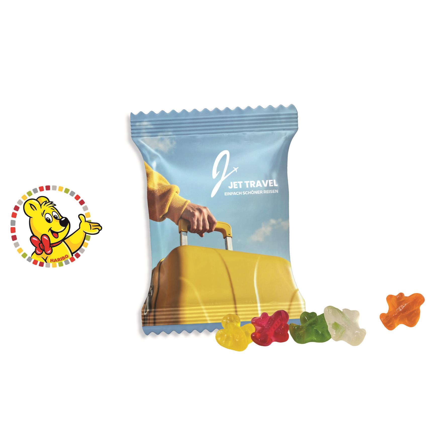 HARIBO Standardformen Werbetüte,   15 g, Inhalt: HARIBO Flugzeuge